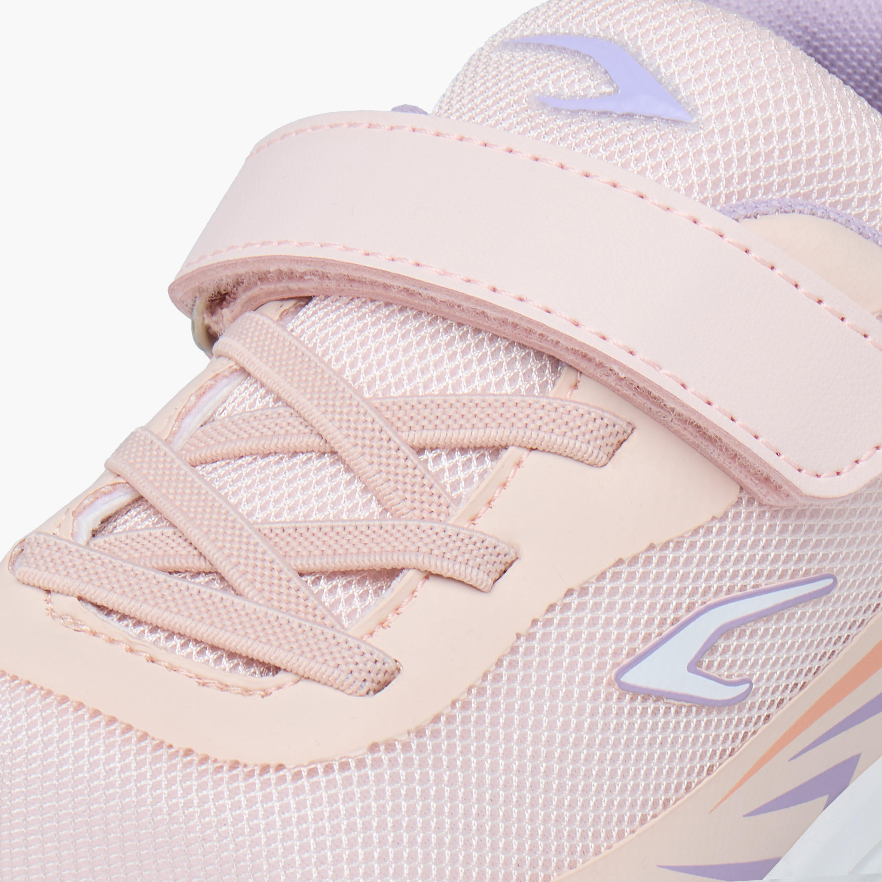 Dash Printed Lightweight Sports Shoes with Hook and Loop Closure-girls-shoes-sports-image-4