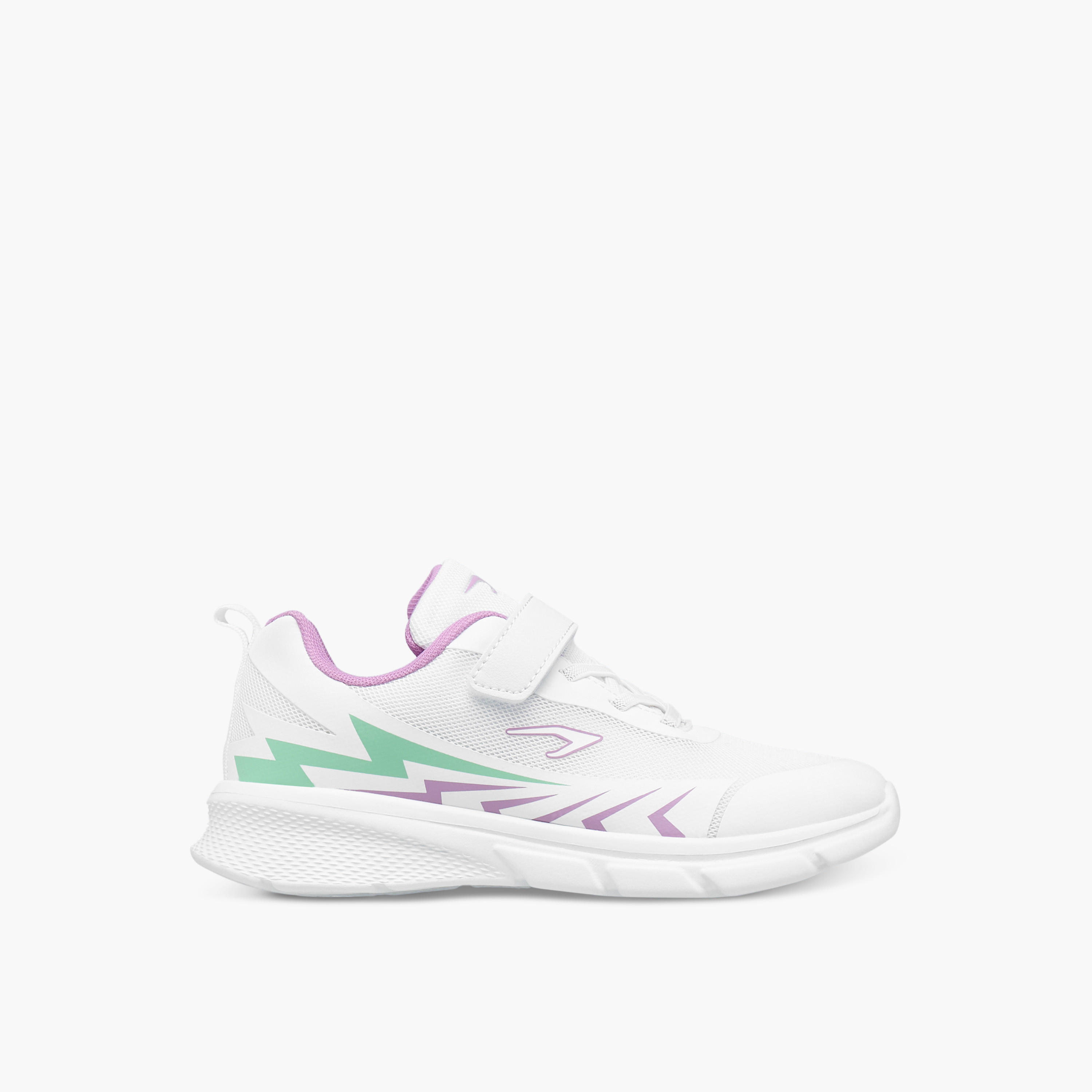 حذاء رياضي خفيف الوزن بشريط إغلاق لاصق وطبعات من داش-girls-shoes-sports-image-3