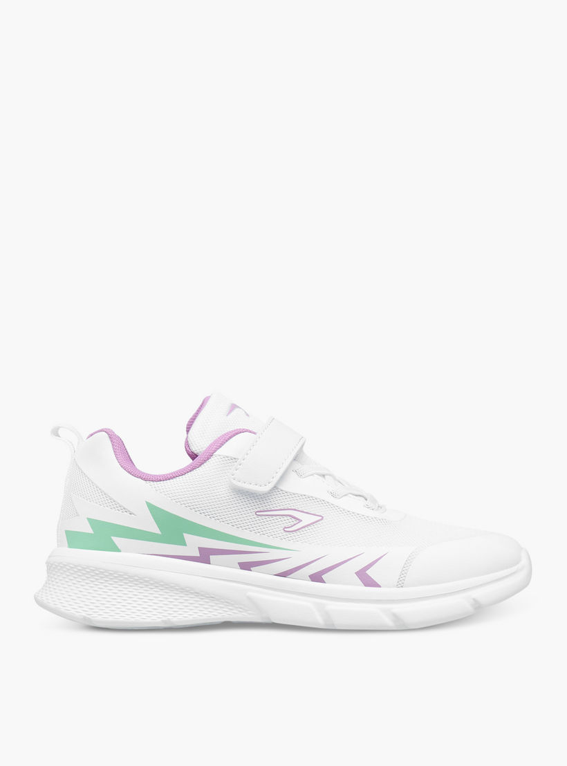 حذاء رياضي خفيف الوزن بشريط إغلاق لاصق وطبعات من داش-girls-shoes-sports-image-3