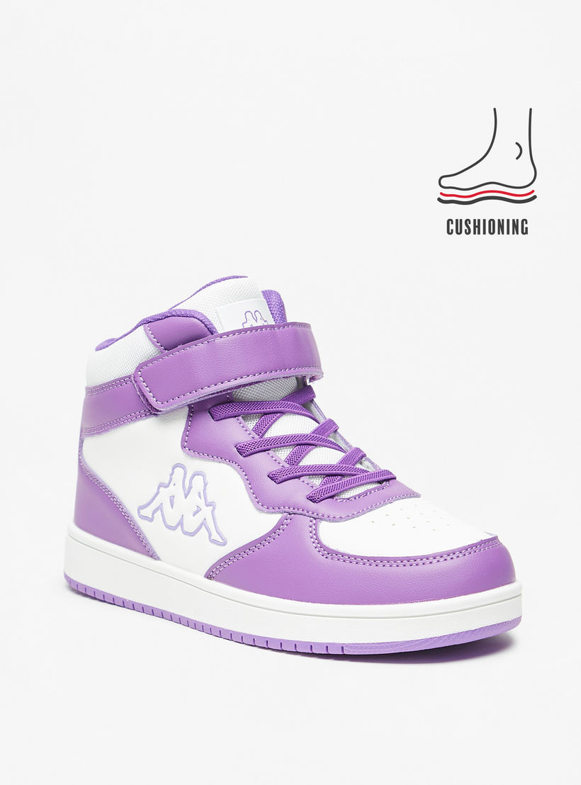 حذاء سنيكرز برقبة عالية وبطانة للبنات من كابا-girls-shoes-sneakers-image-1