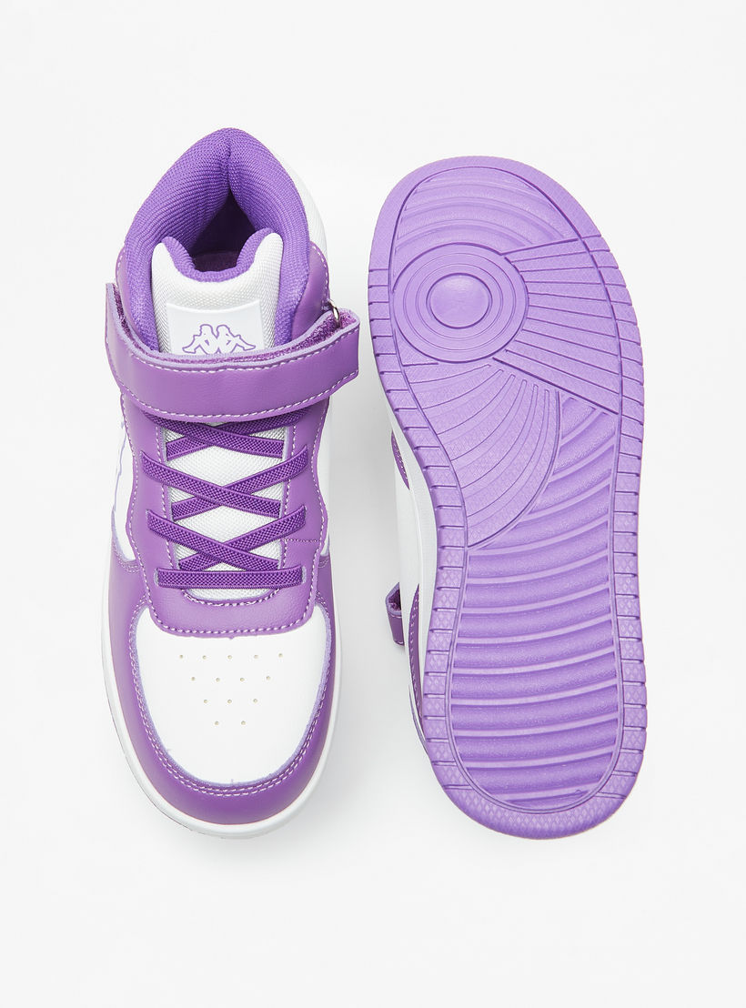حذاء سنيكرز برقبة عالية وبطانة للبنات من كابا-girls-shoes-sneakers-image-5