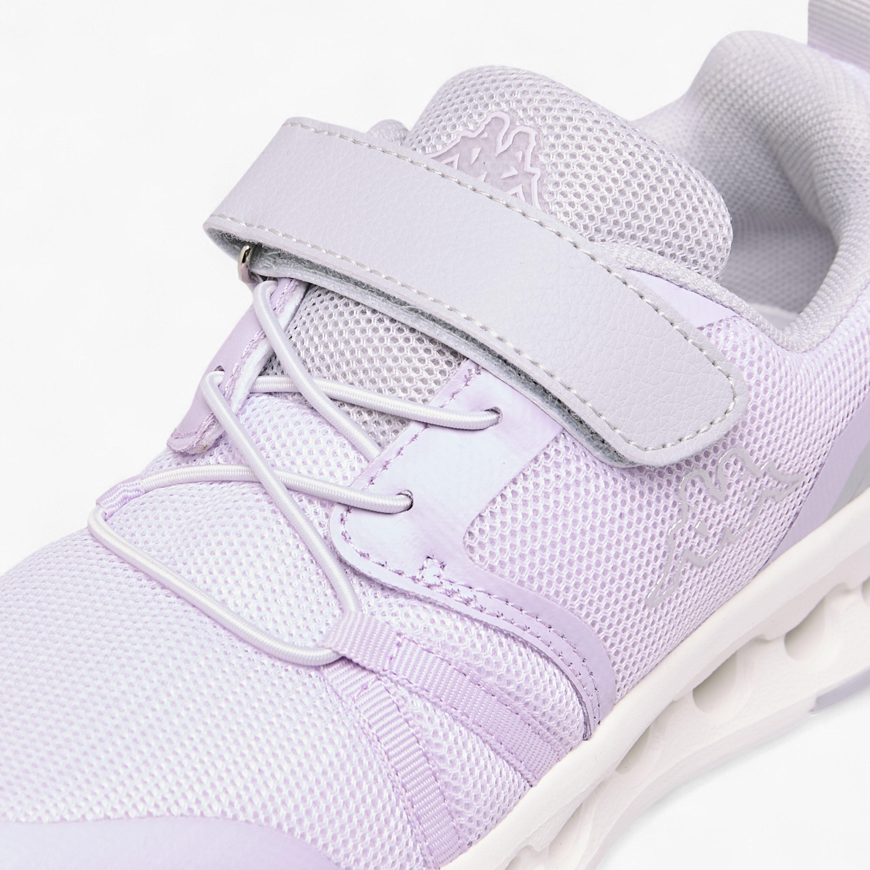 Kappa Girls Logo Detail Hook & Loop Walking Shoes-girls-shoes-sports-image-4