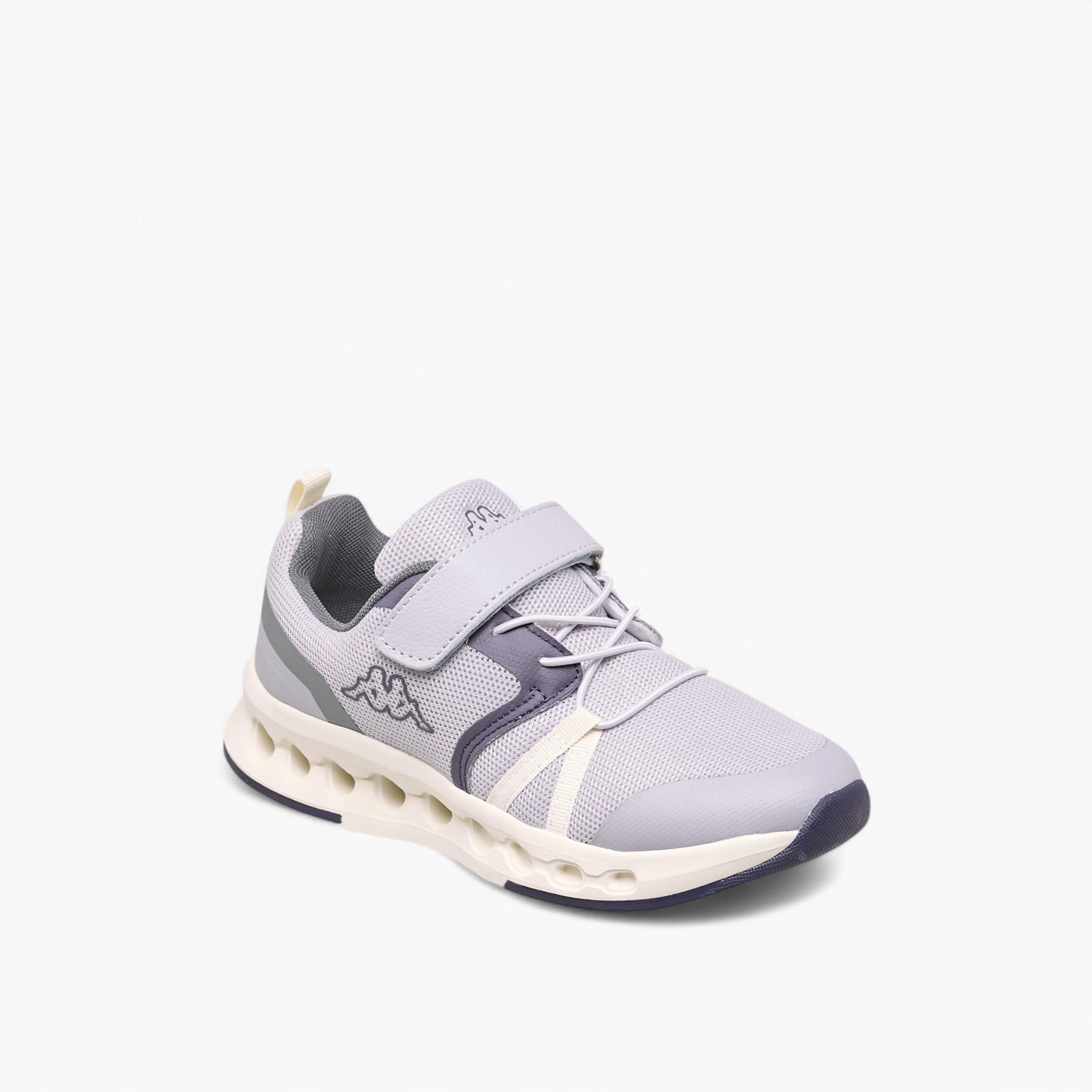 Kappa Girls Logo Print Hook & Loop Walking Shoes-girls-shoes-sports-image-2