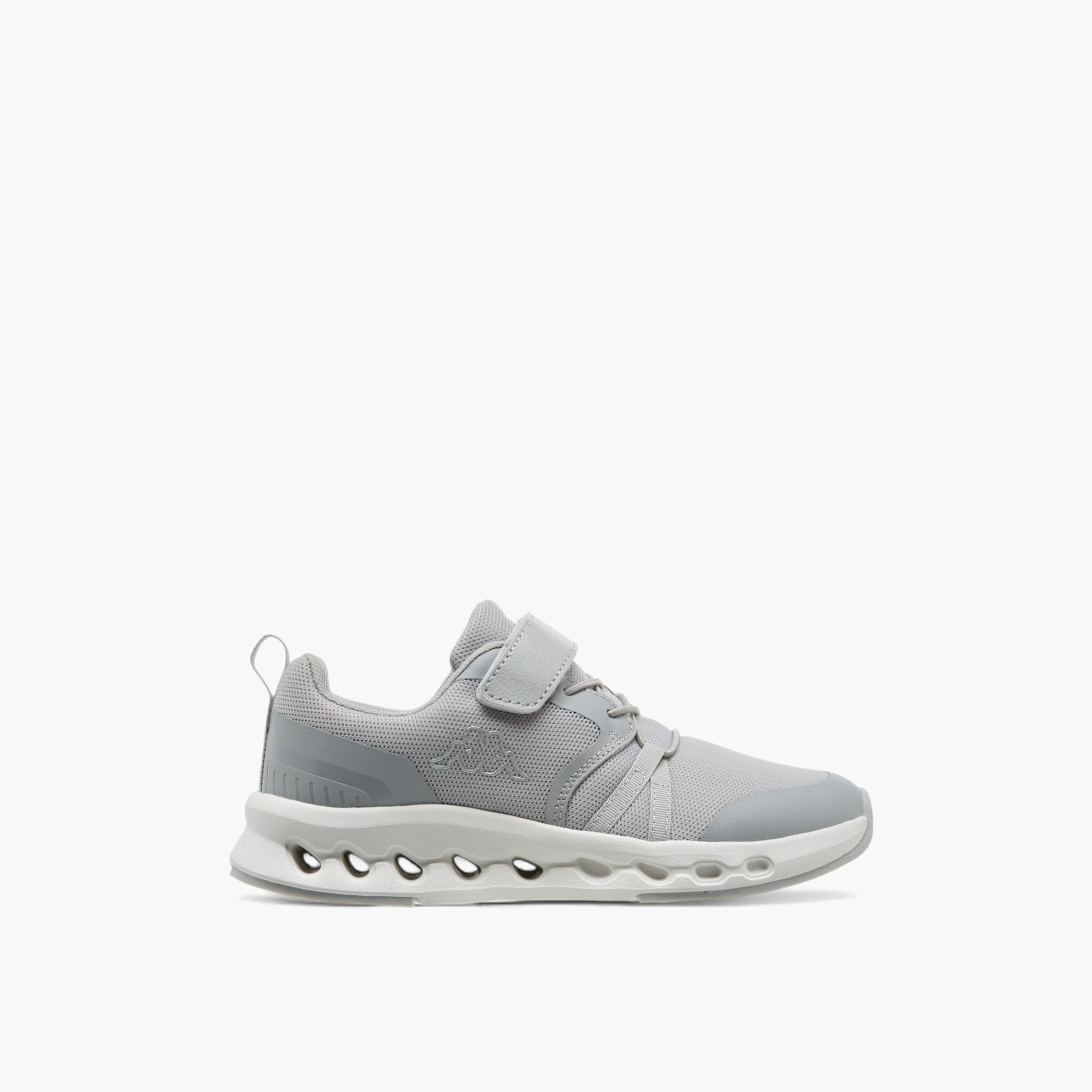 Kappa Girls' Textured Sports Shoes with Hook and Loop Closure-girls-shoes-sports-image-3