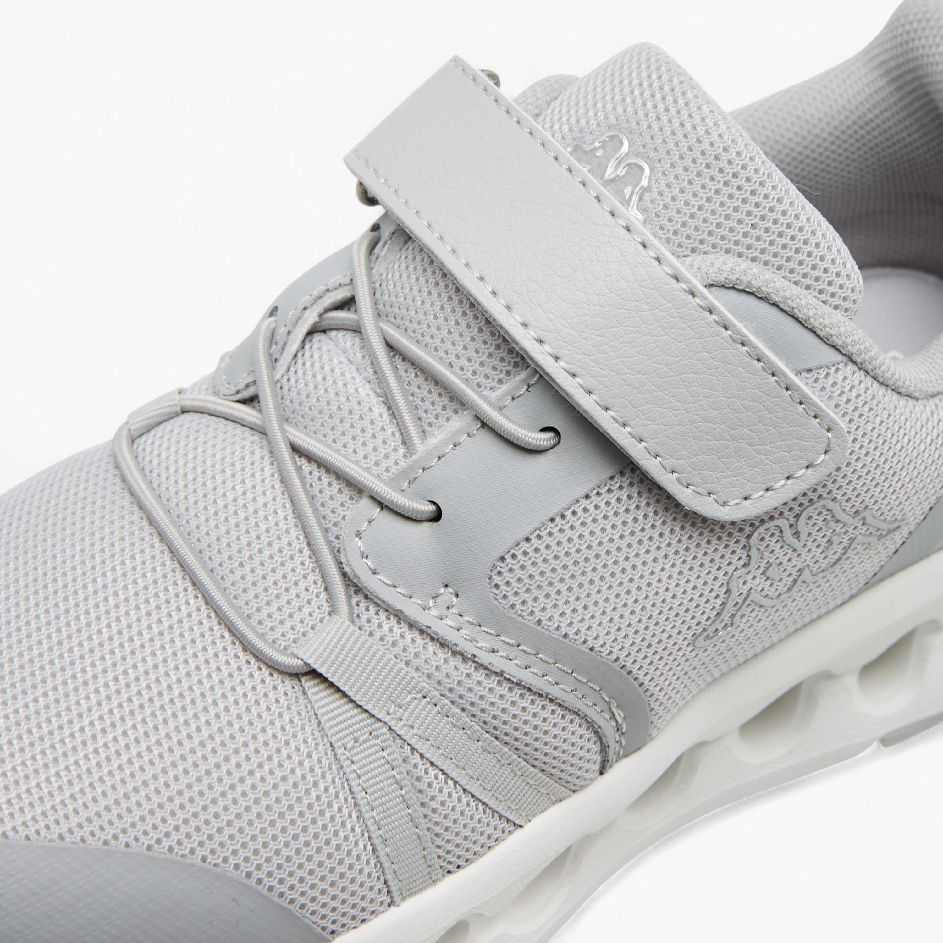 Kappa Girls' Textured Sports Shoes with Hook and Loop Closure-girls-shoes-sports-image-4