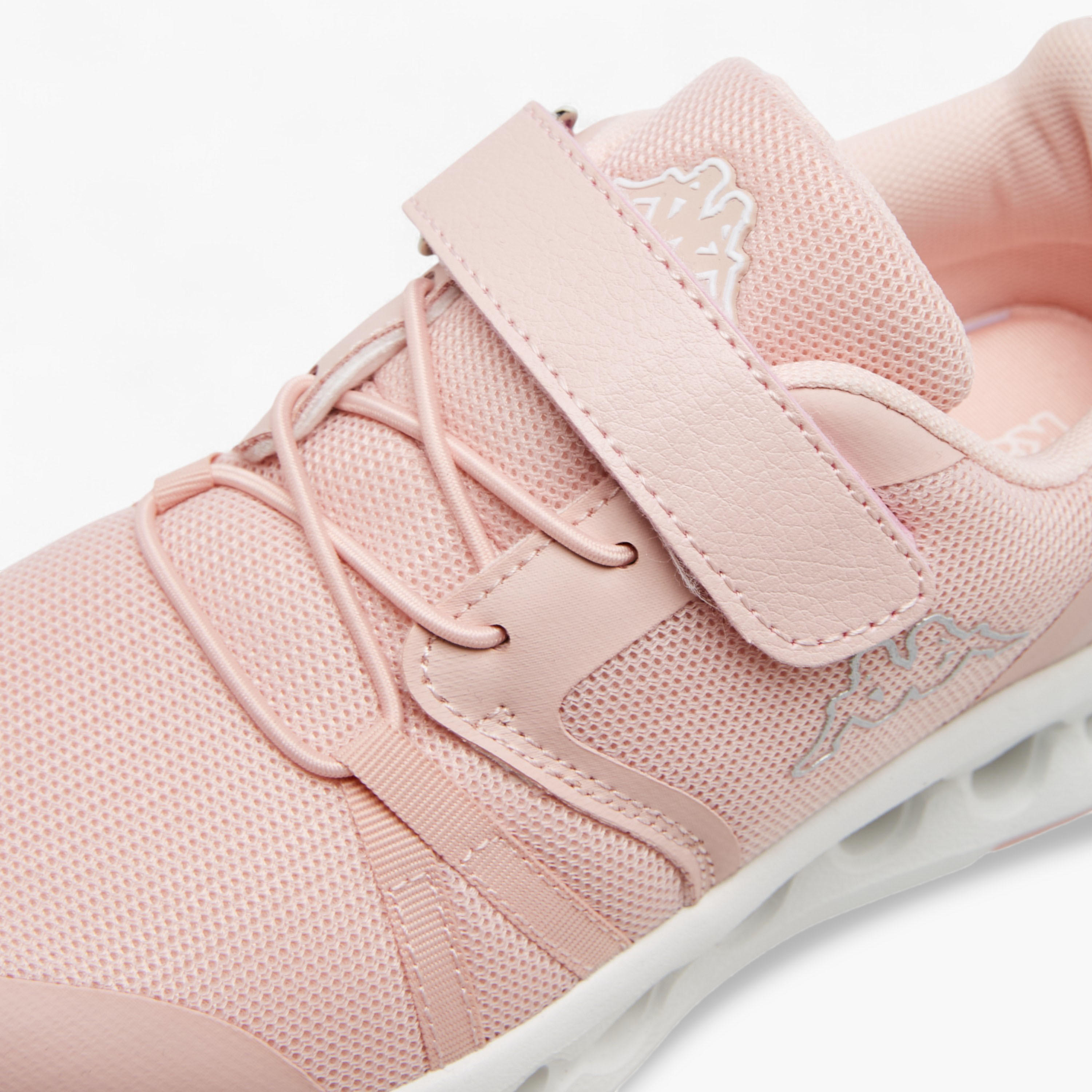 Kappa Girls' Textured Sports Shoes with Hook and Loop Closure-girls-shoes-sports-image-4