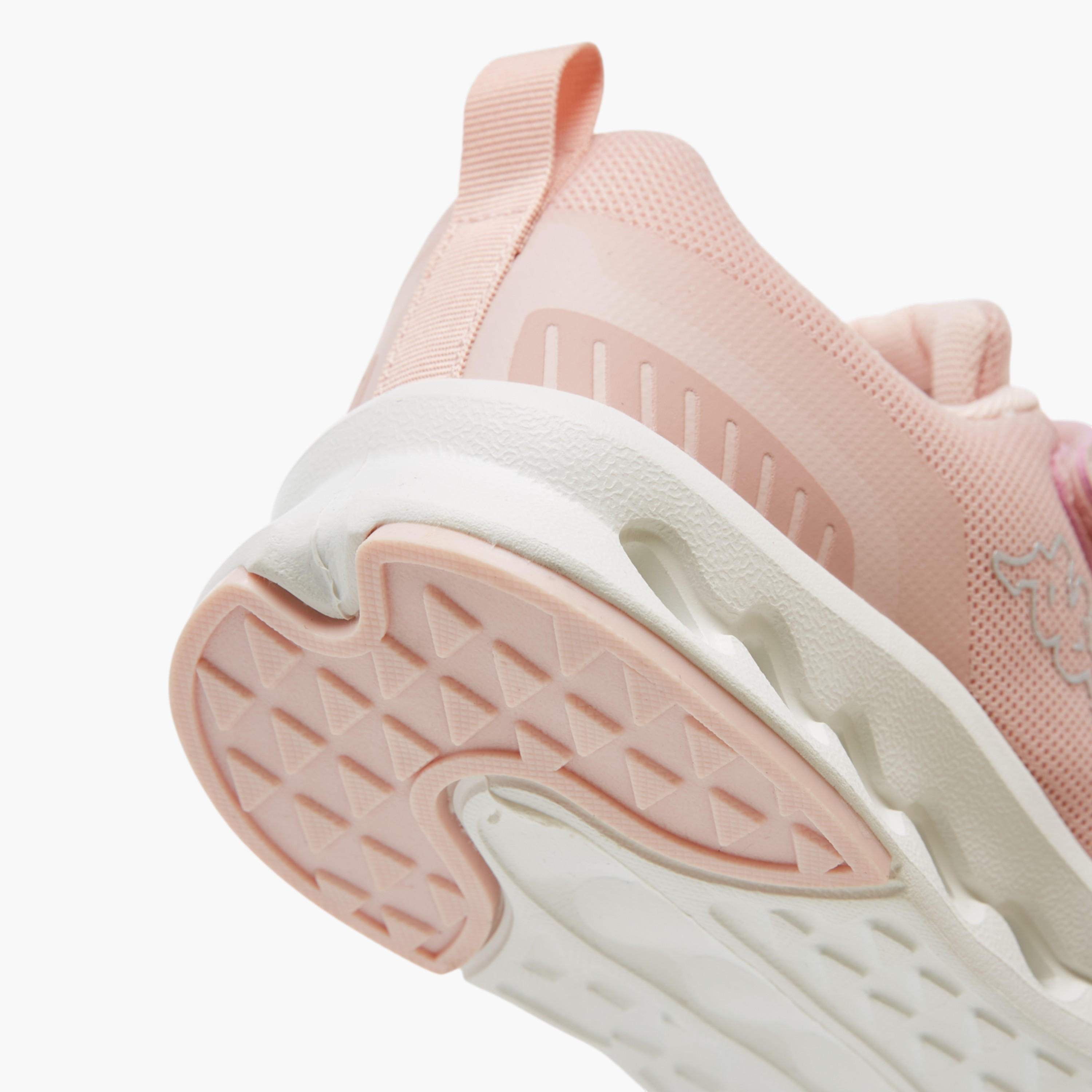 Kappa Girls' Textured Sports Shoes with Hook and Loop Closure-girls-shoes-sports-image-5