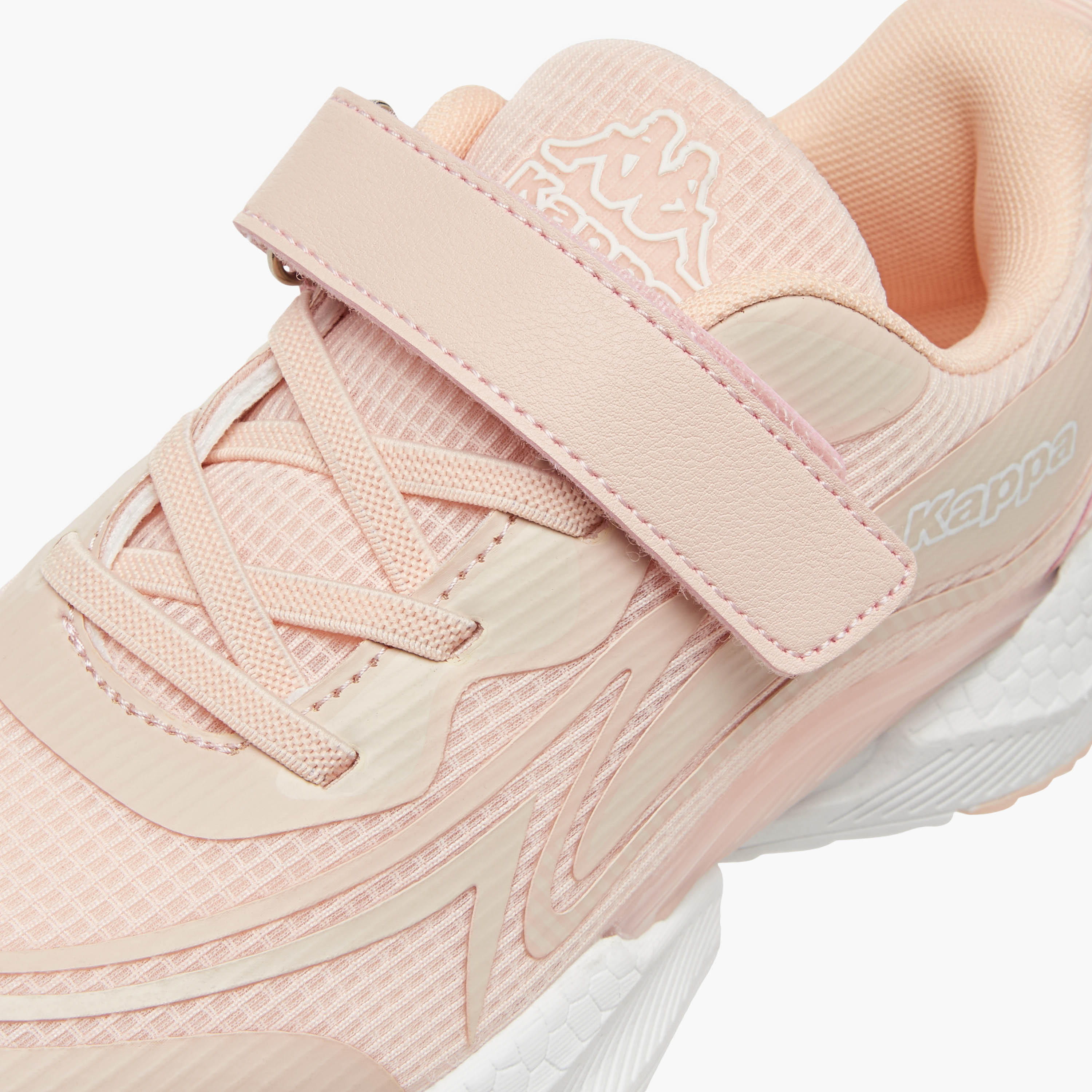 Kappa Girls' Logo Detail Sports Shoes with Hook and Loop Closure-girls-shoes-sports-image-4