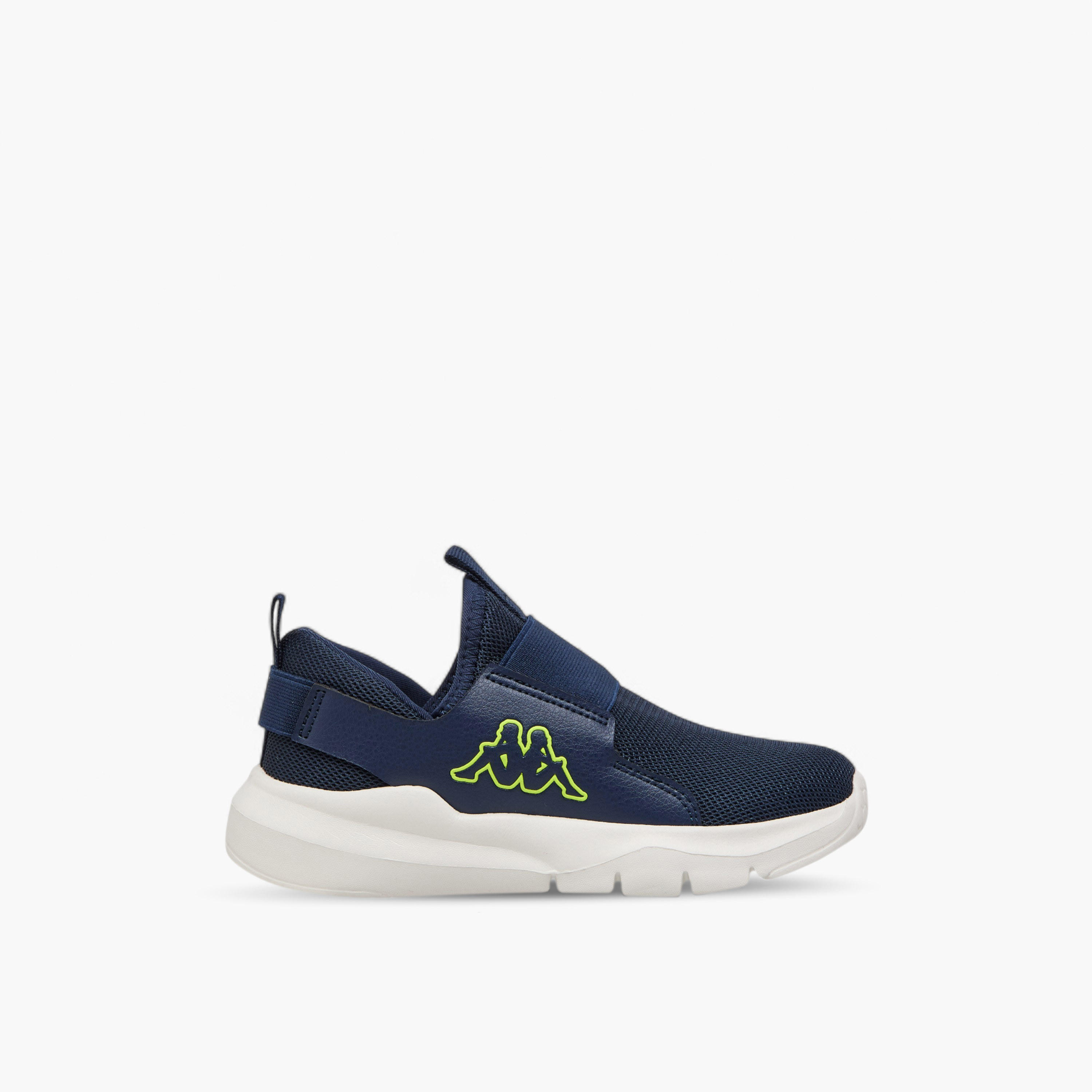 Kappa Kids' Logo Detail Slip-On Sports Shoes with Pull Tab-boys-shoes-sneakers-image-3