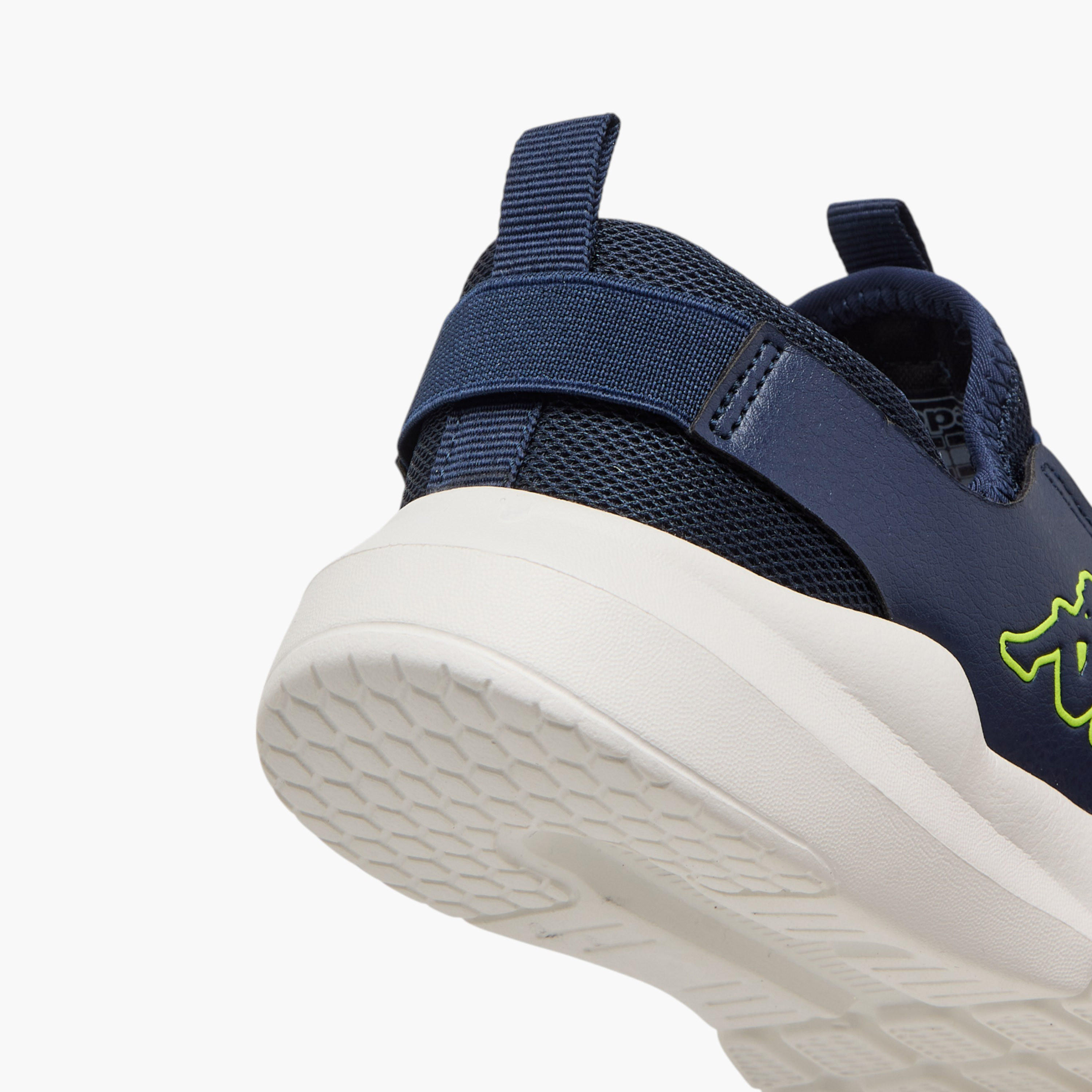 Kappa Kids' Logo Detail Slip-On Sports Shoes with Pull Tab-boys-shoes-sneakers-image-5