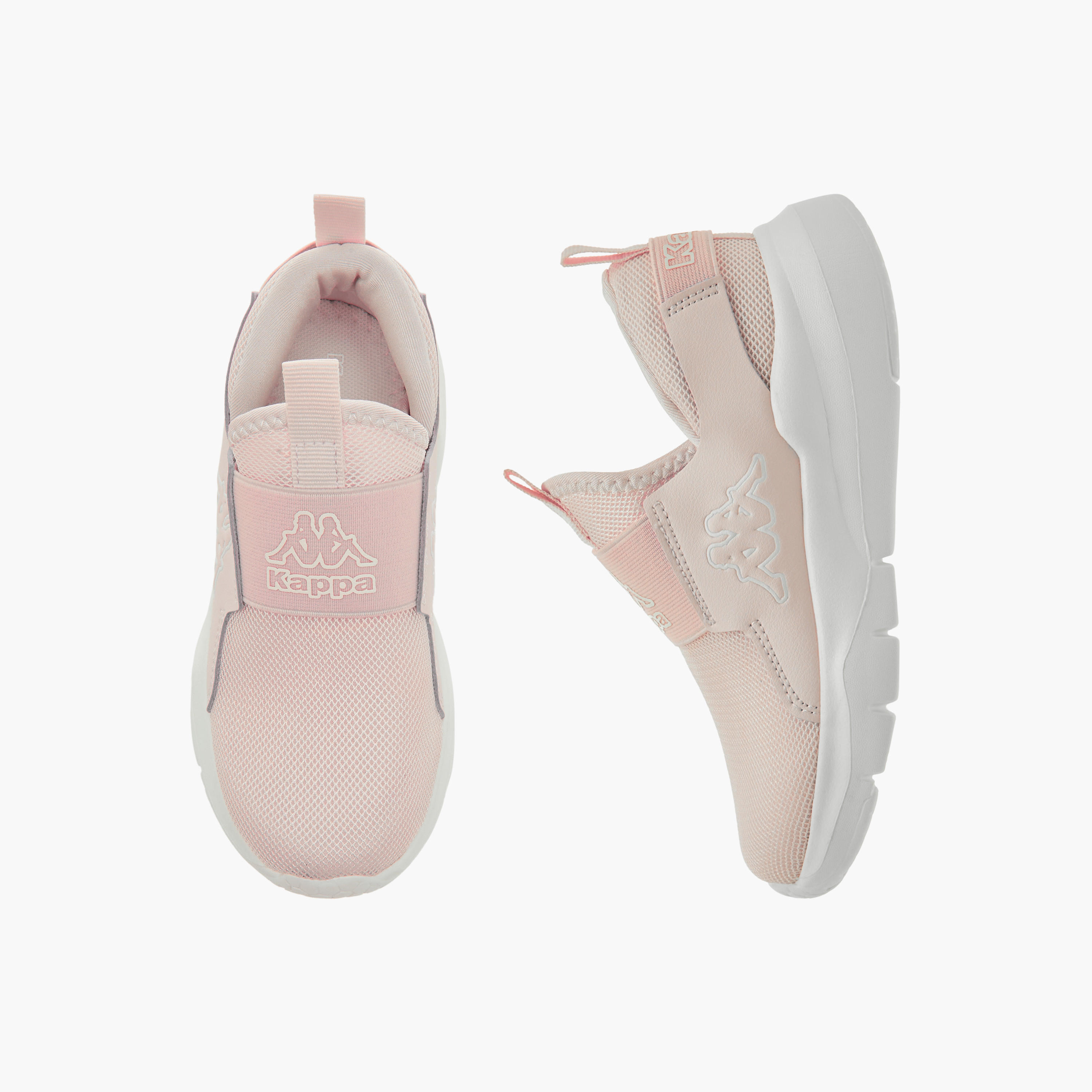 Kappa Girls' Logo Detail Slip-On Sports Shoes with Pull Up Tab-girls-shoes-sneakers-image-1