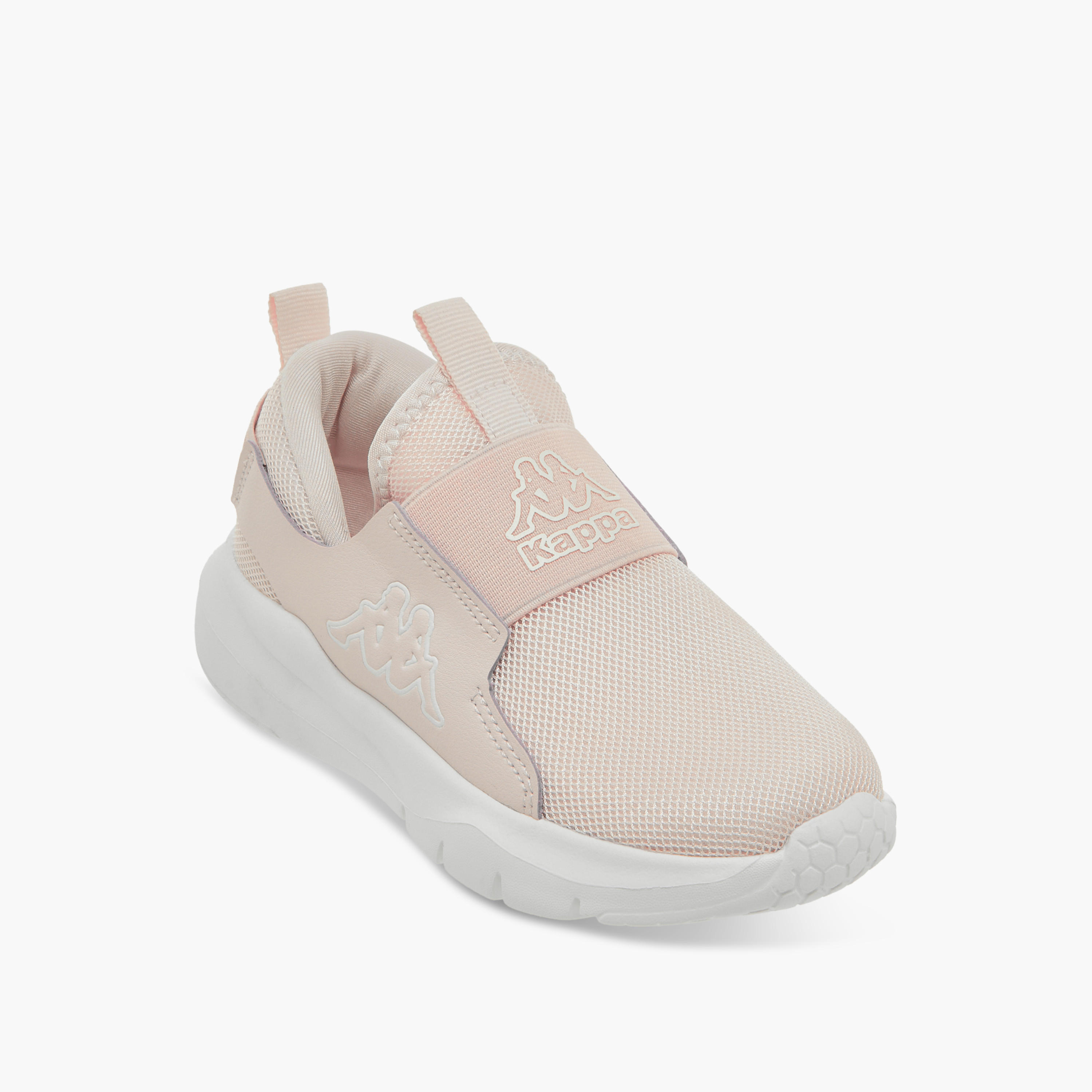 Kappa Girls' Logo Detail Slip-On Sports Shoes with Pull Up Tab-girls-shoes-sneakers-image-2