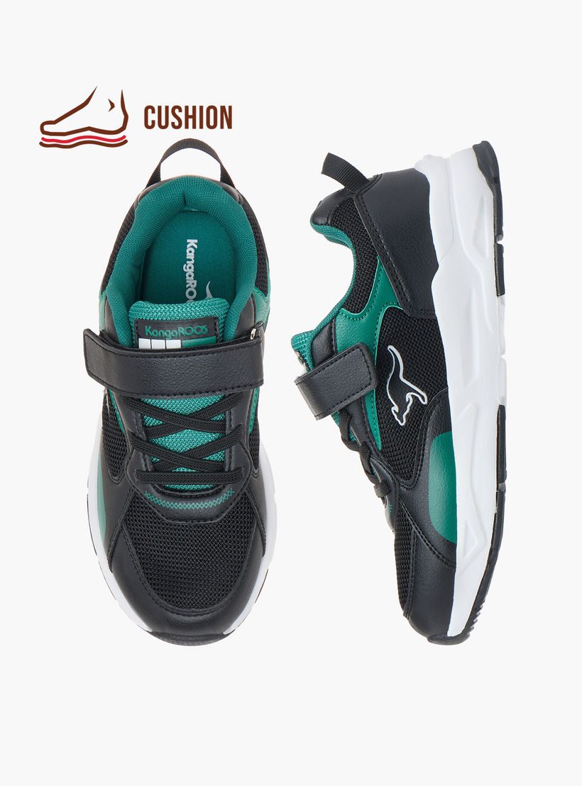 KangaROOS Kids' Panelled Sneakers with Cushioning-boys-shoes-sneakers-image-1