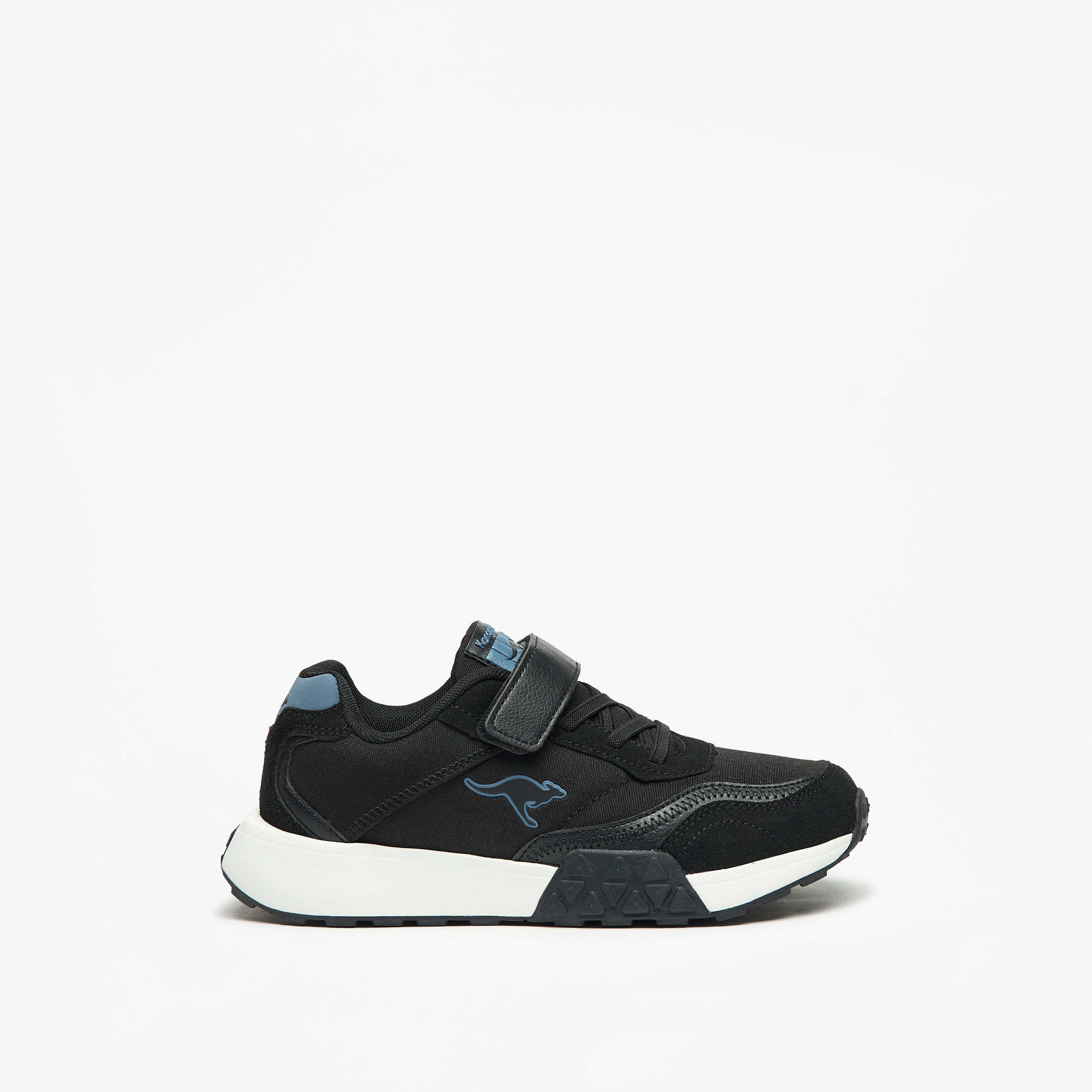 حذاء مشي بشريط إغلاق لاصق وشعار منقوش للأولاد من كانجاروز-boys-shoes-sneakers-image-3