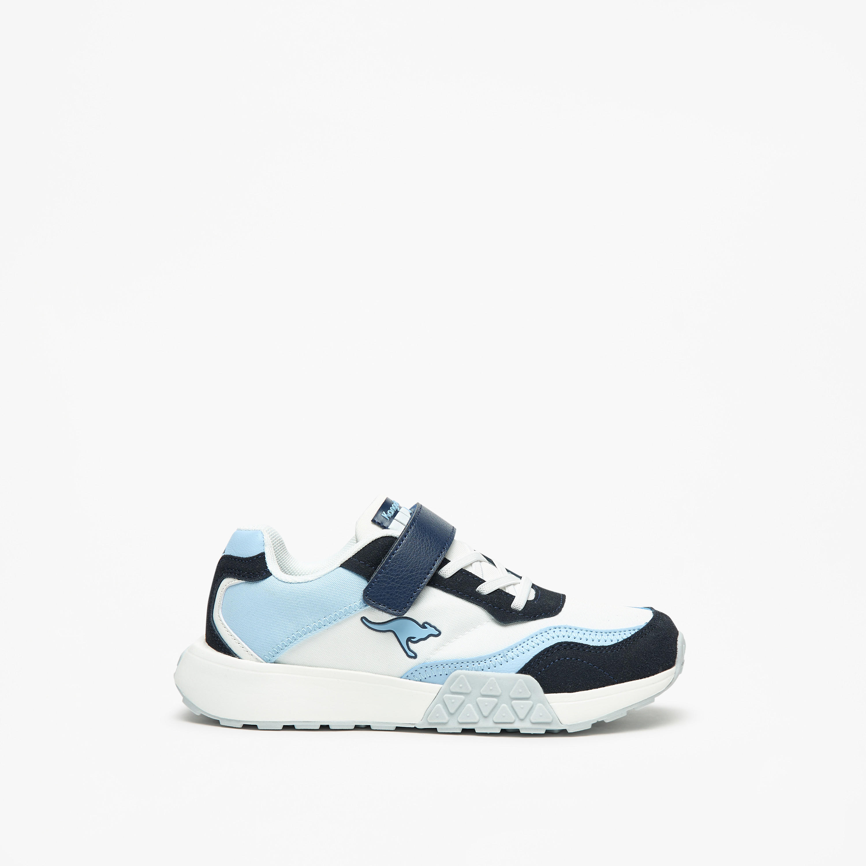 حذاء مشي بشريط إغلاق لاصق وشعار منقوش للأولاد من كانجاروز-boys-shoes-sneakers-image-8