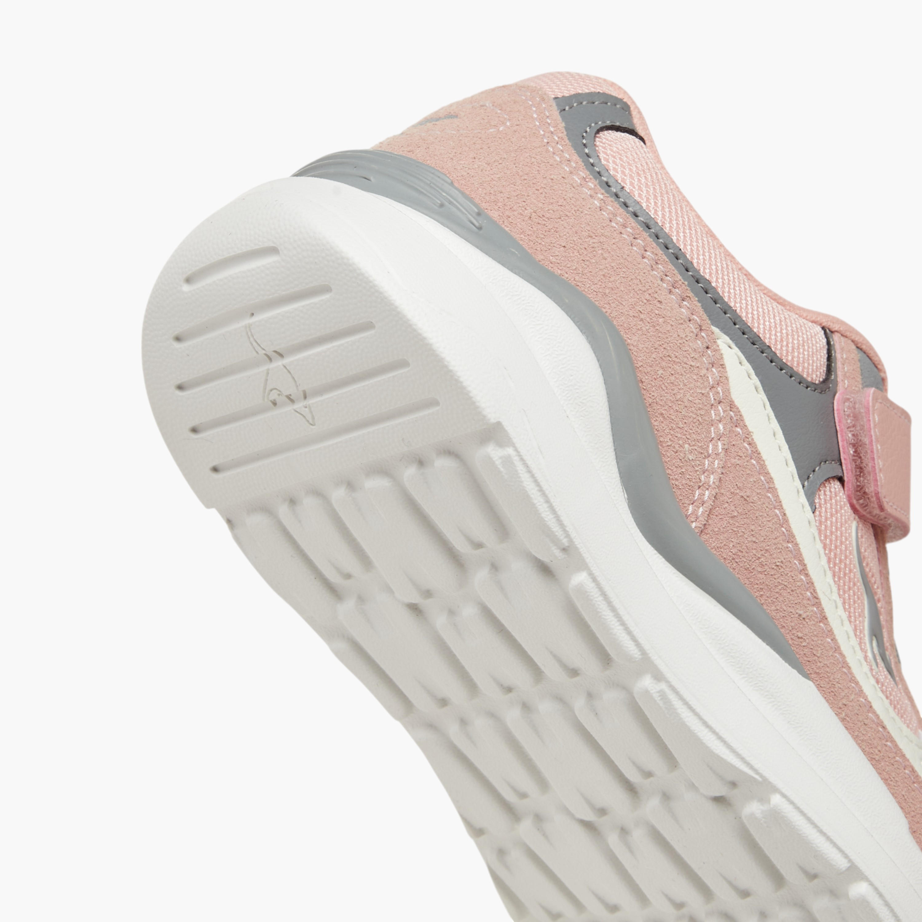 Kangaroos Girls Logo Detail Hook & Loop Walking Shoes-girls-shoes-sports-image-5