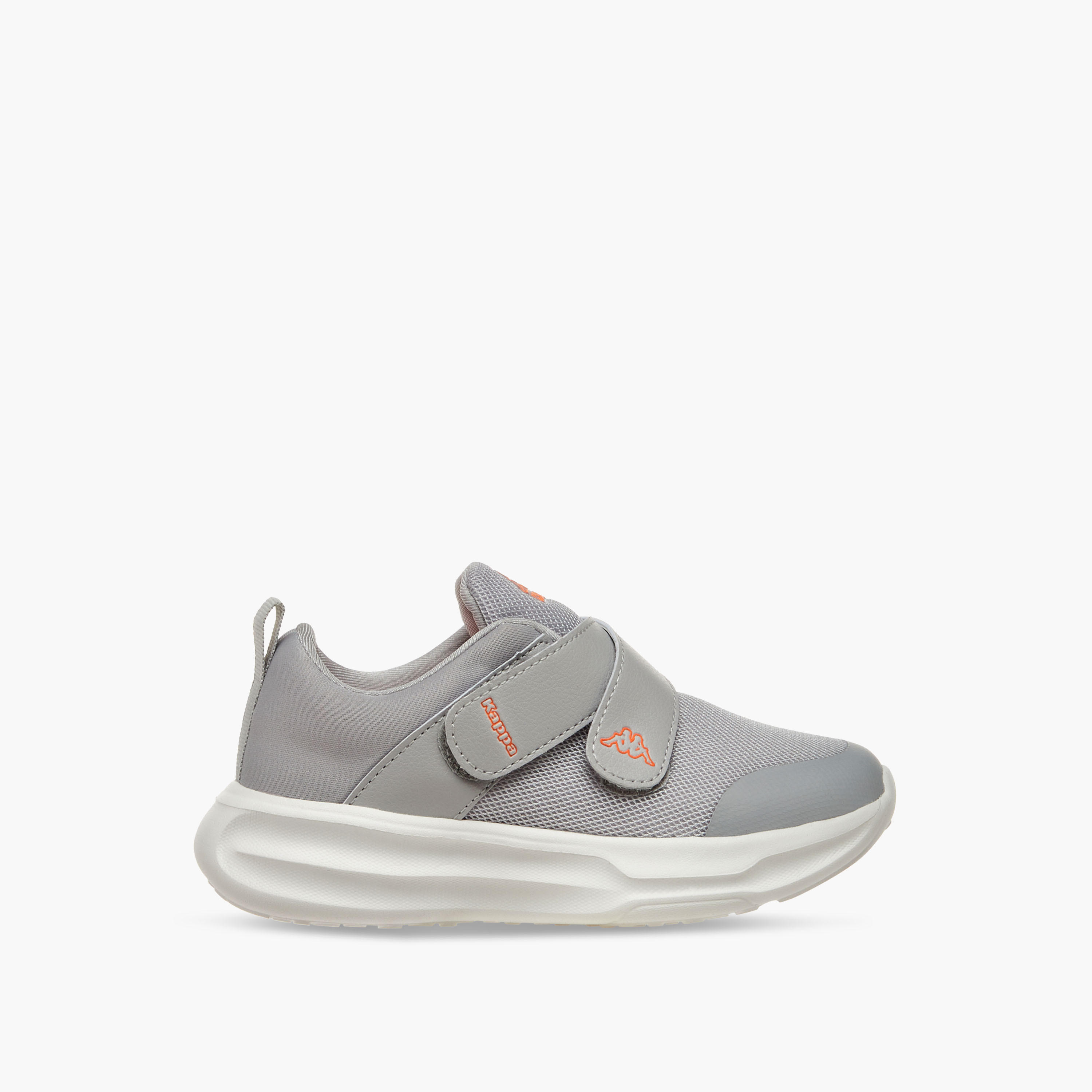 Kappa Boys' Logo Detail Sports Shoes with Hook and Loop Closure-boys-shoes-sneakers-image-3
