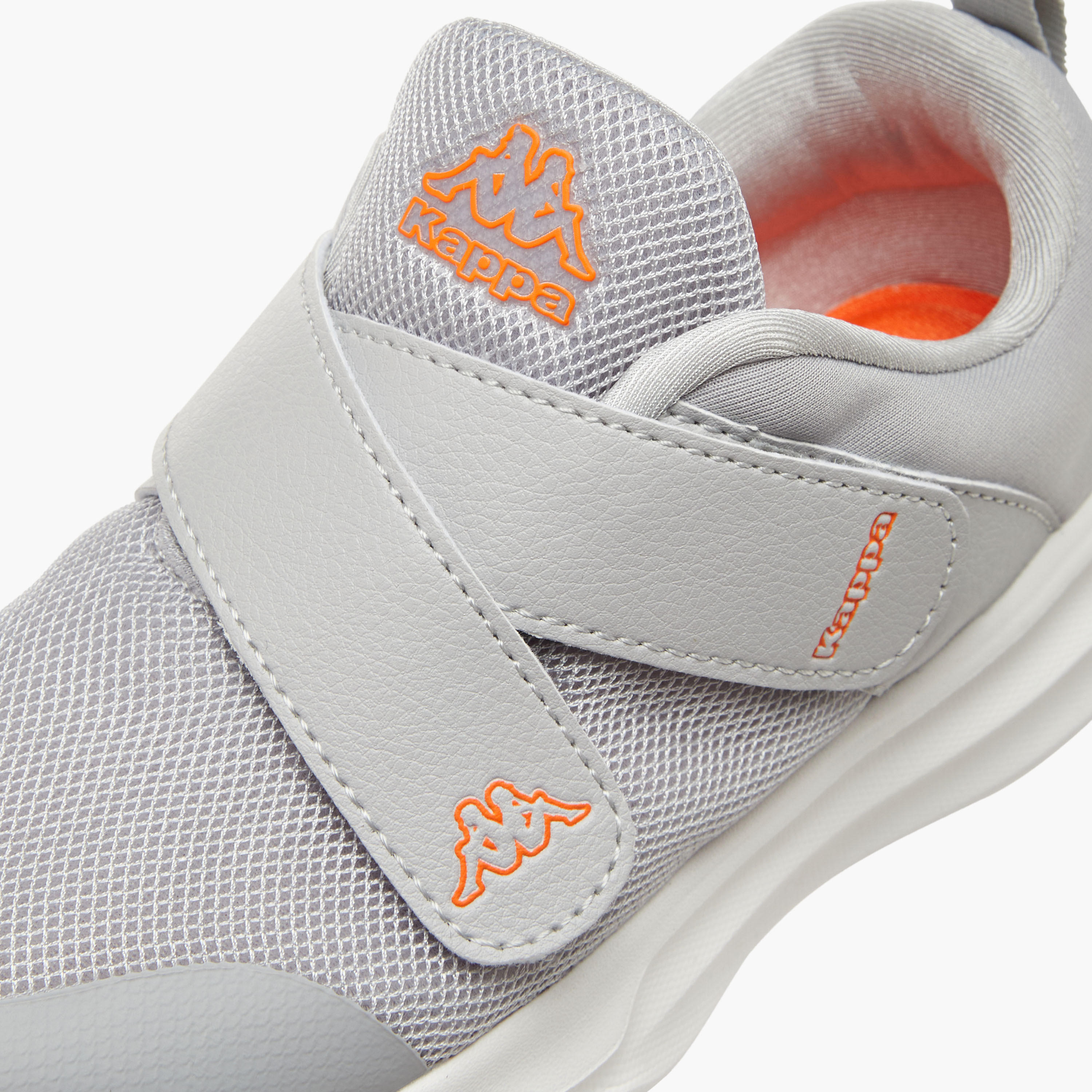 Kappa Boys' Logo Detail Sports Shoes with Hook and Loop Closure-boys-shoes-sneakers-image-4
