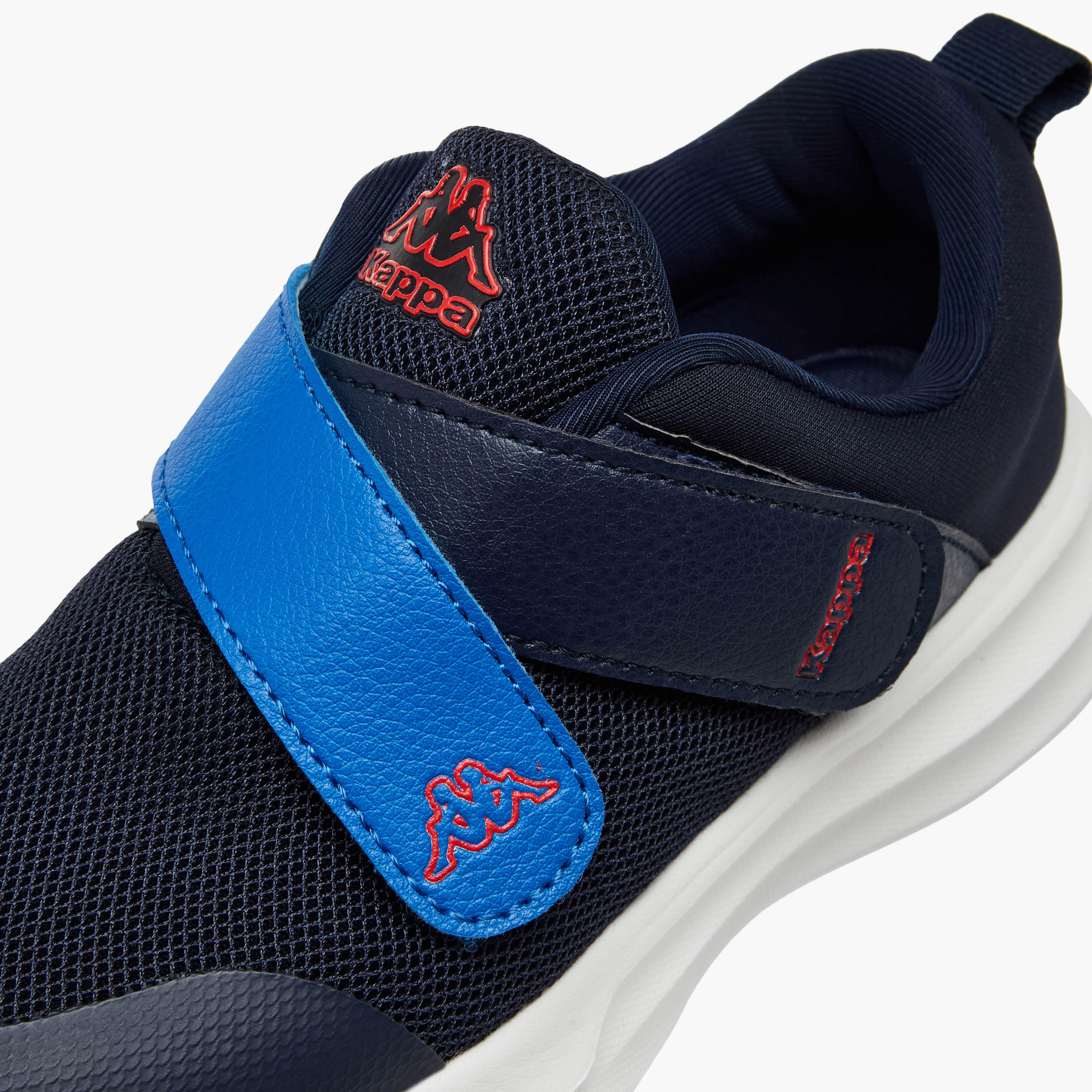Kappa Boys' Logo Detail Sports Shoes with Hook and Loop Closure-boys-shoes-sneakers-image-4