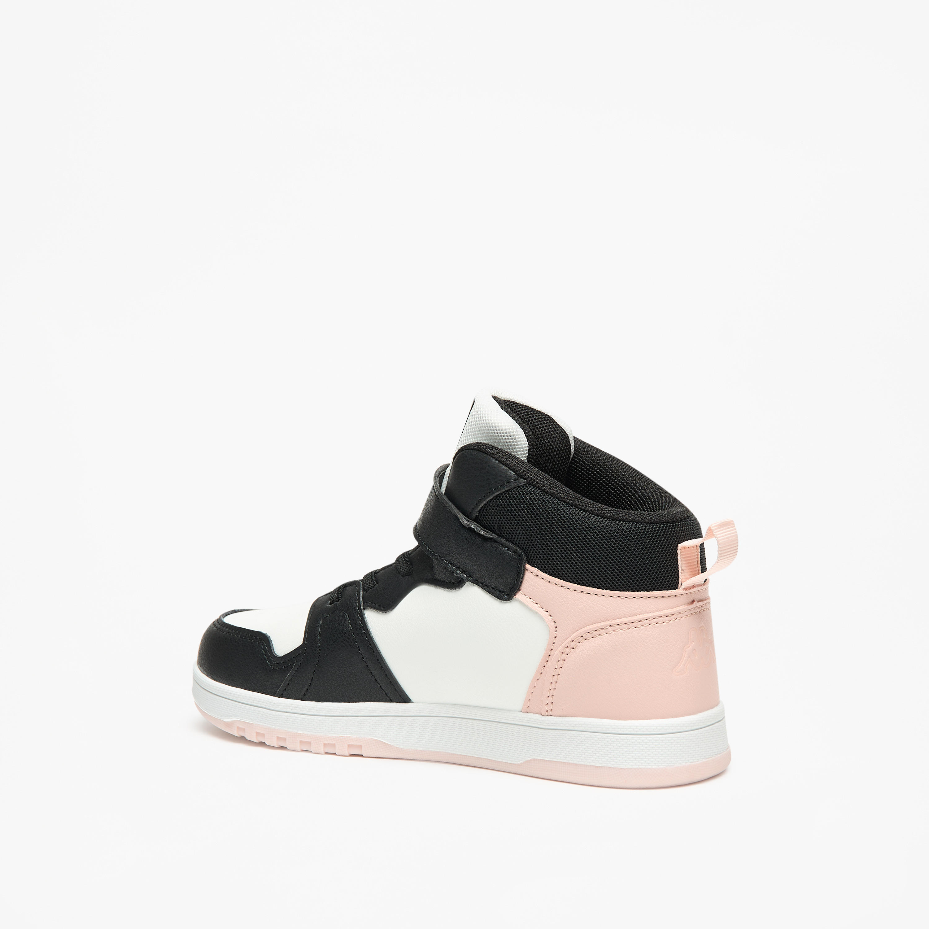 Kappa Girls' Colourblock High Top Sneakers with Hook and Loop Closure-girls-shoes-sneakers-image-2