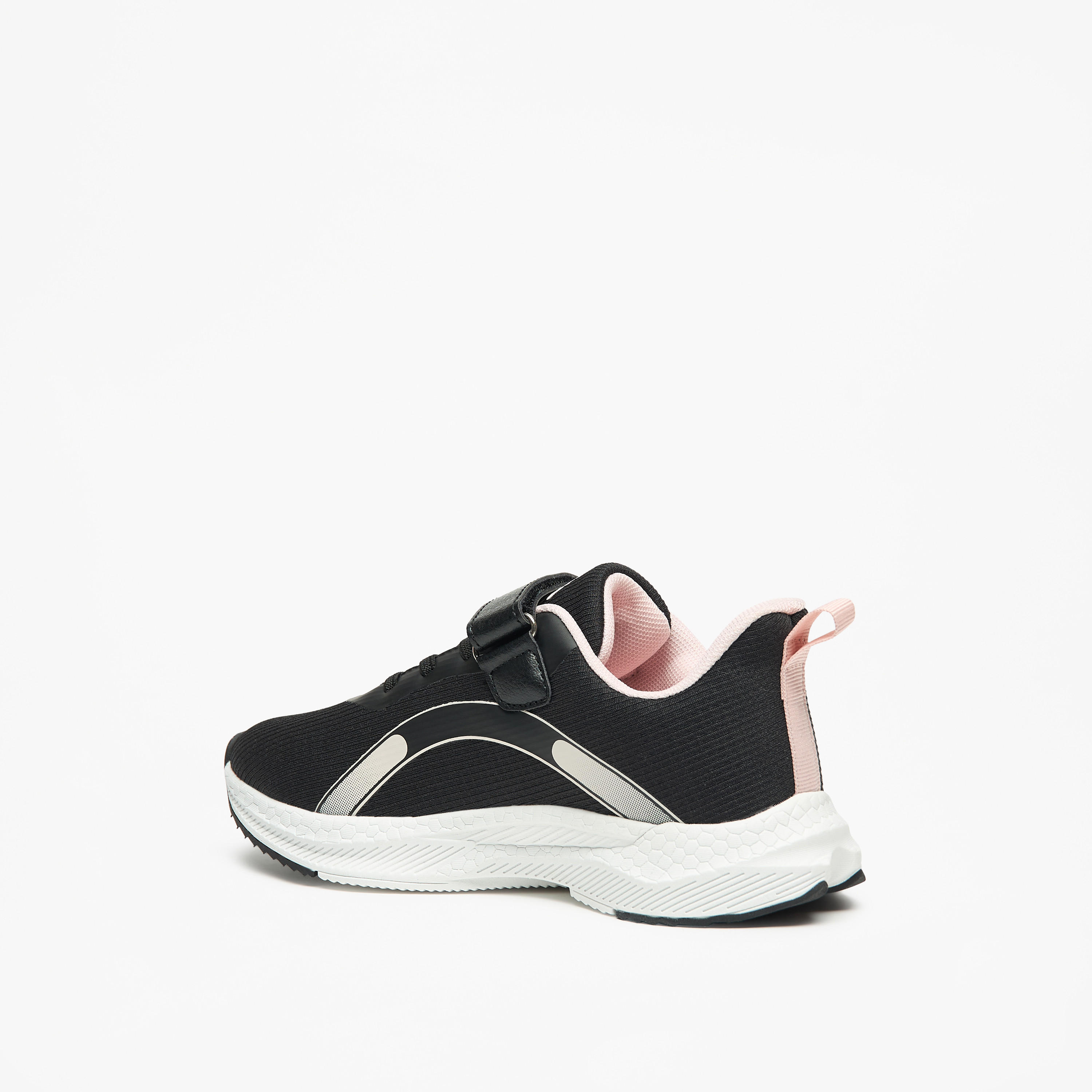 Kappa Girls' Logo Print Walking Shoes with Hook and Loop Closure-girls-shoes-sports-image-2