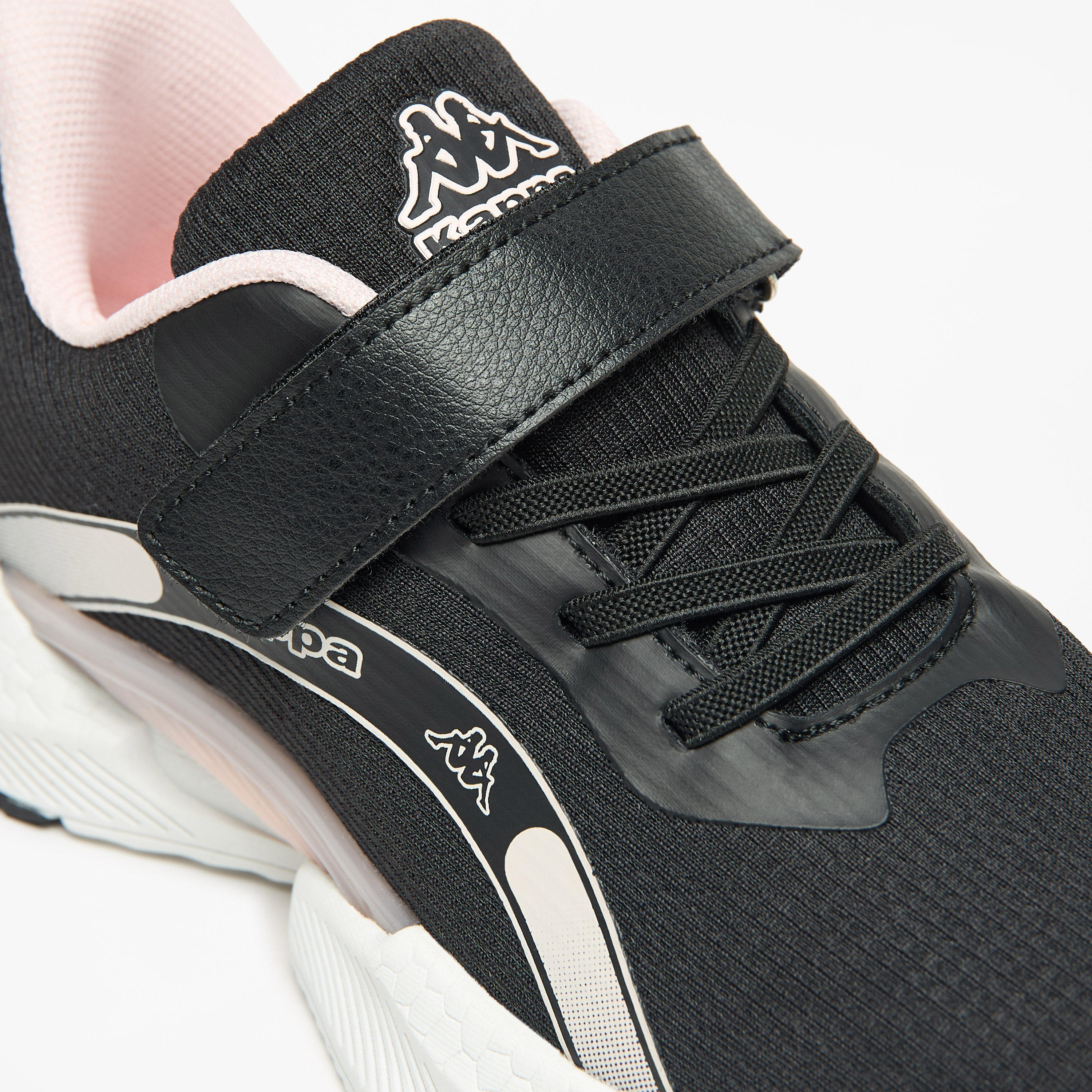 Kappa Girls' Logo Print Walking Shoes with Hook and Loop Closure-girls-shoes-sports-image-5