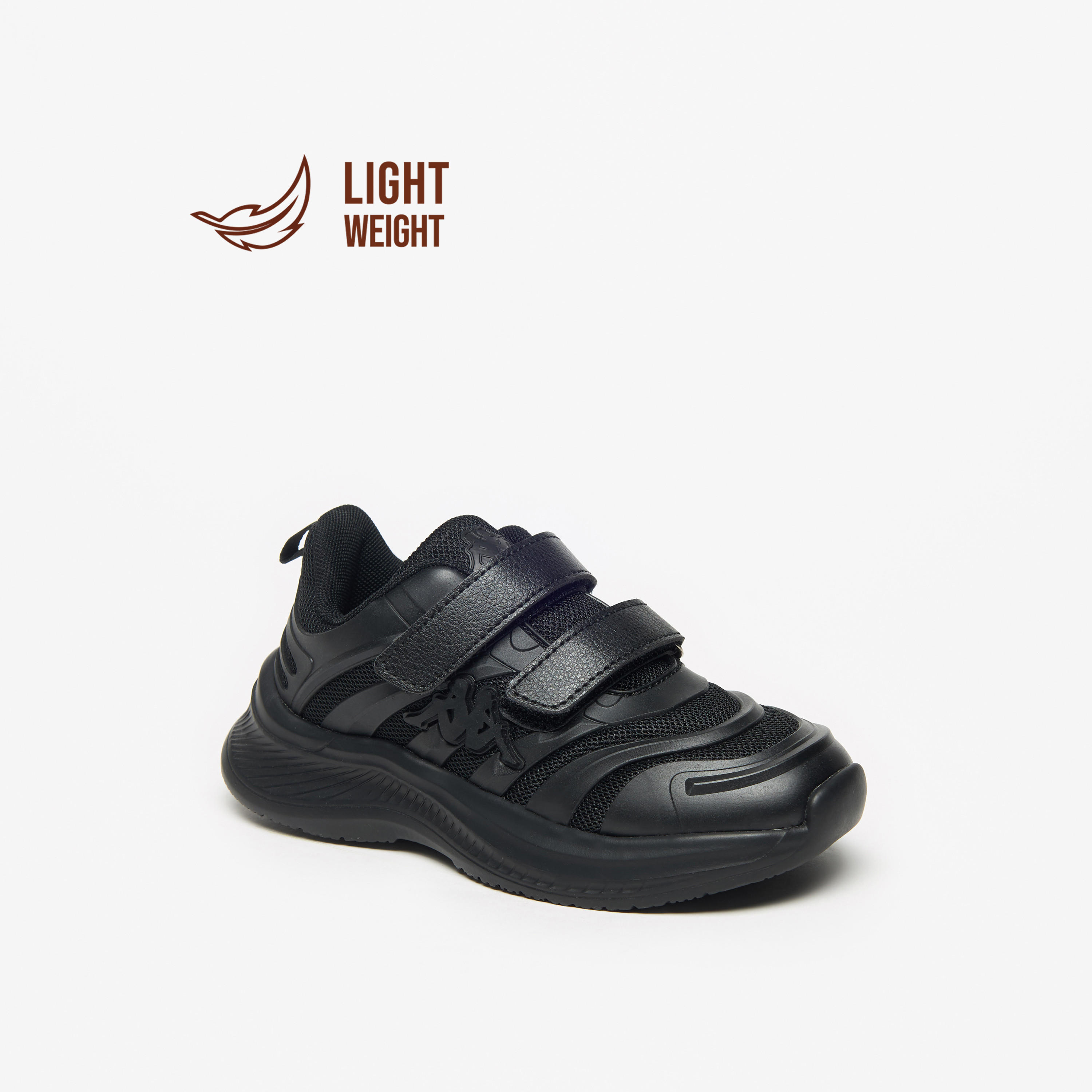 Kappa Kids Hook & Loop Breathable Walking Shoes-girls-shoes-sports-image-1