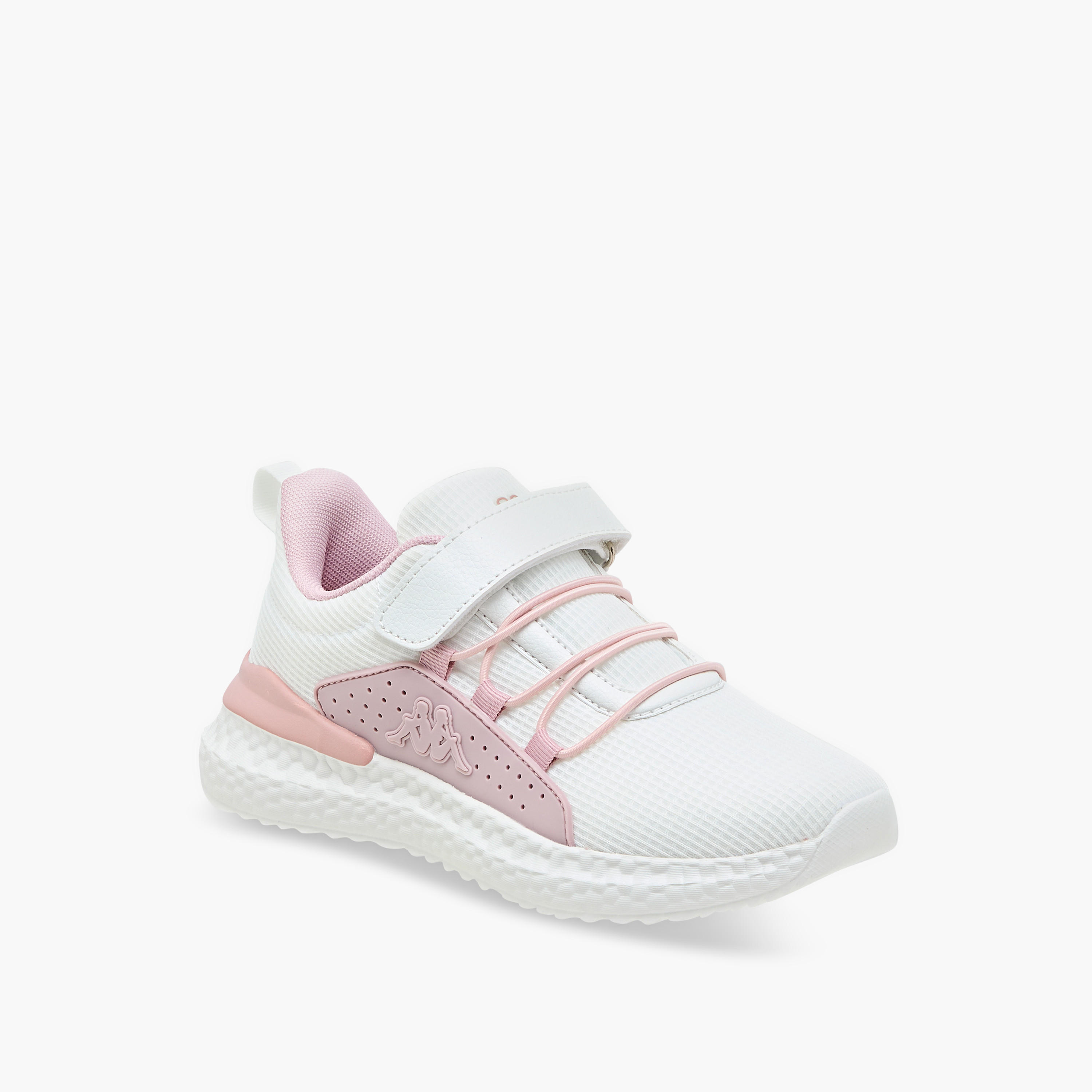 Kappa Girls' Textured Sports Shoes with Hook and Loop Closure-girls-shoes-sports-image-2