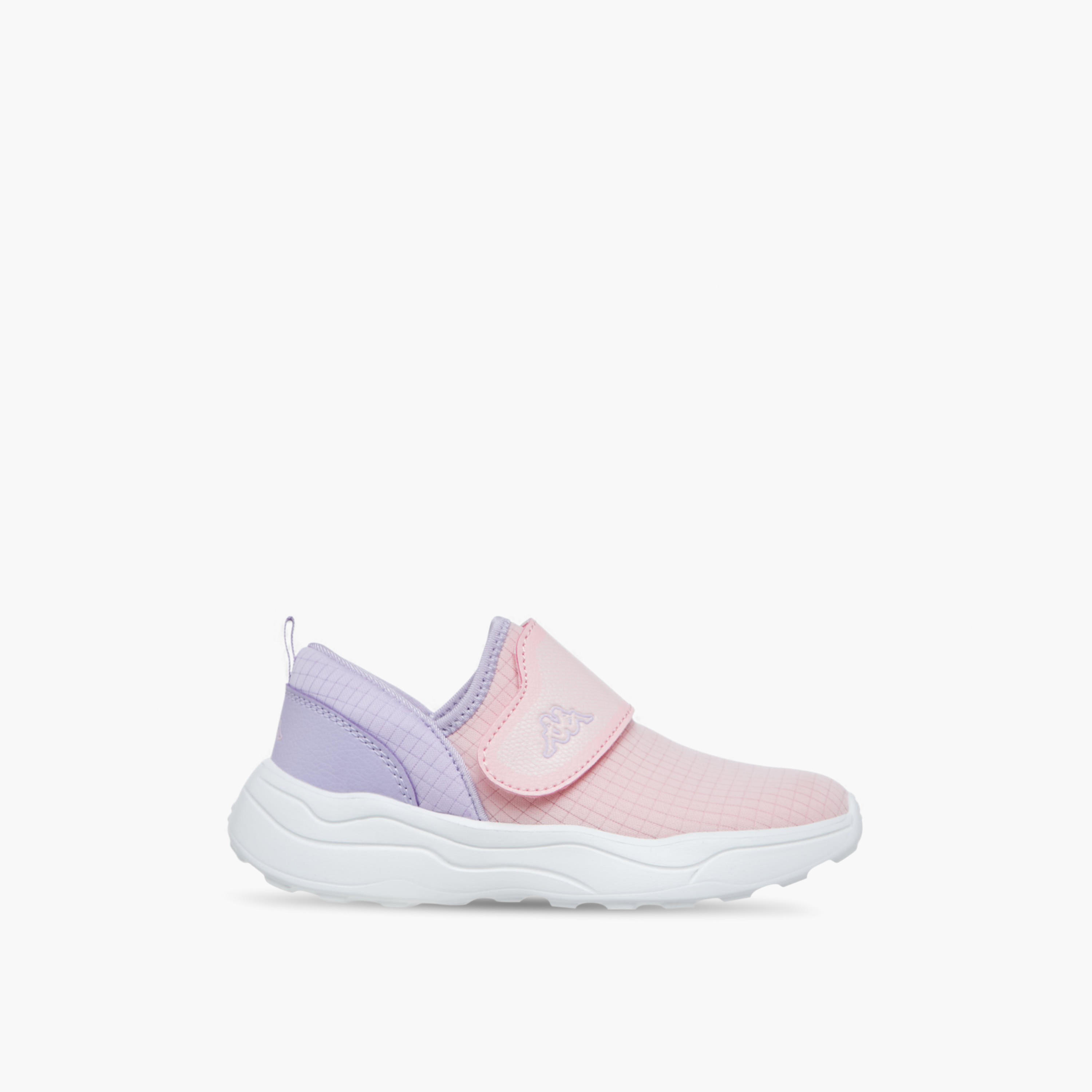Kappa Girls Cnf Checked Slip-On Walking Shoes-girls-shoes-sports-image-3