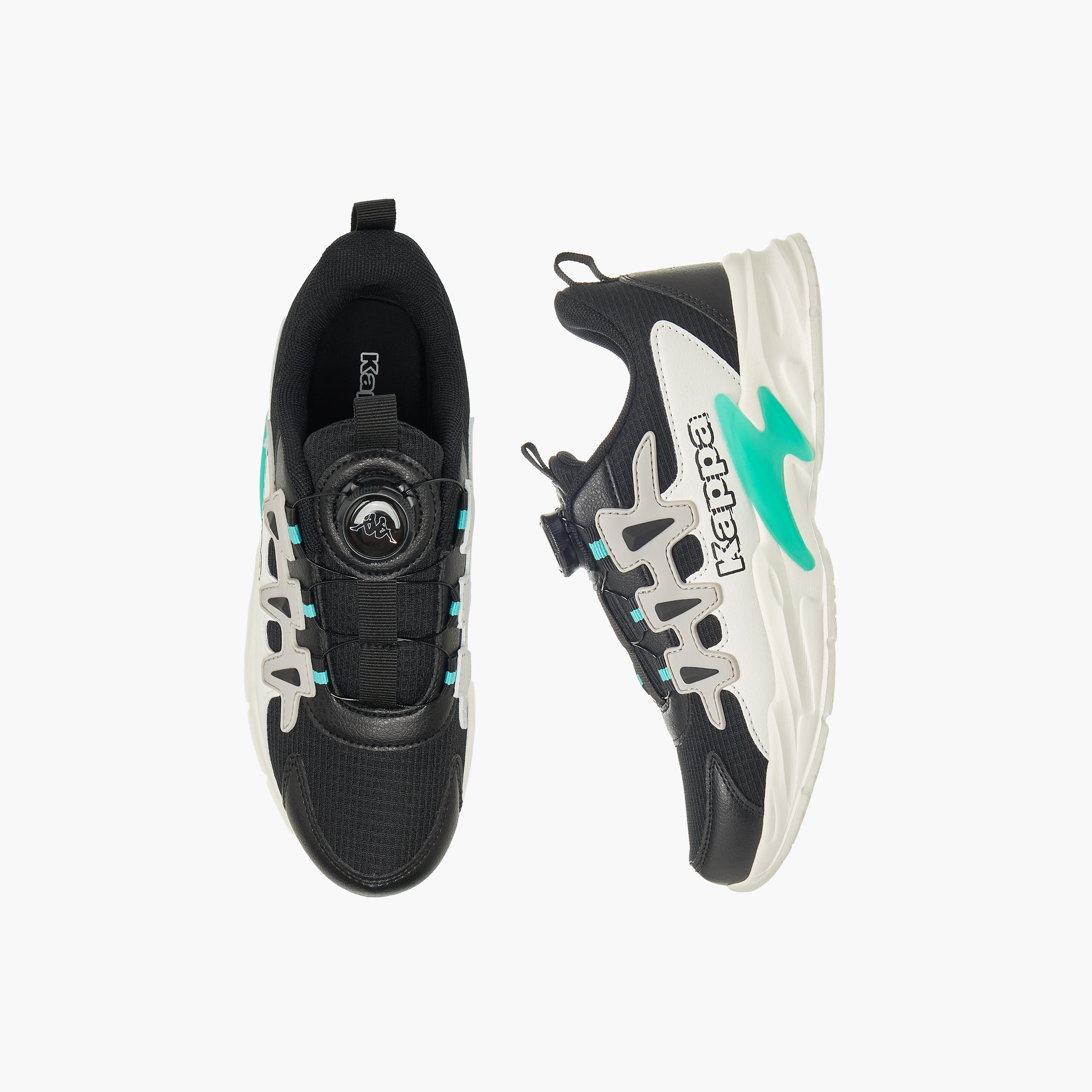 Kappa Boys Panelled Rotating Buckle Sports Shoes-boys-shoes-sneakers-image-1