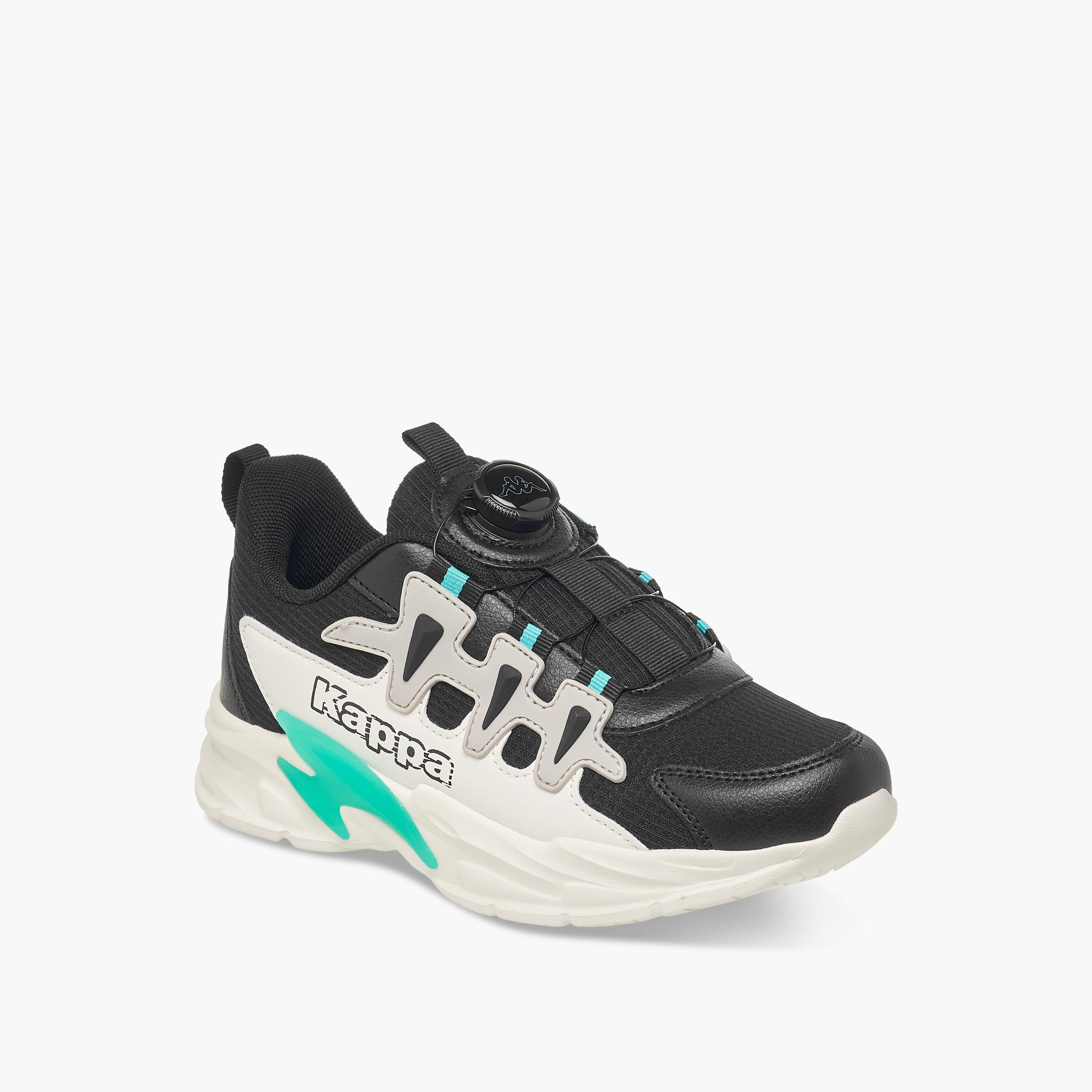Kappa Boys Panelled Rotating Buckle Sports Shoes-boys-shoes-sneakers-image-2