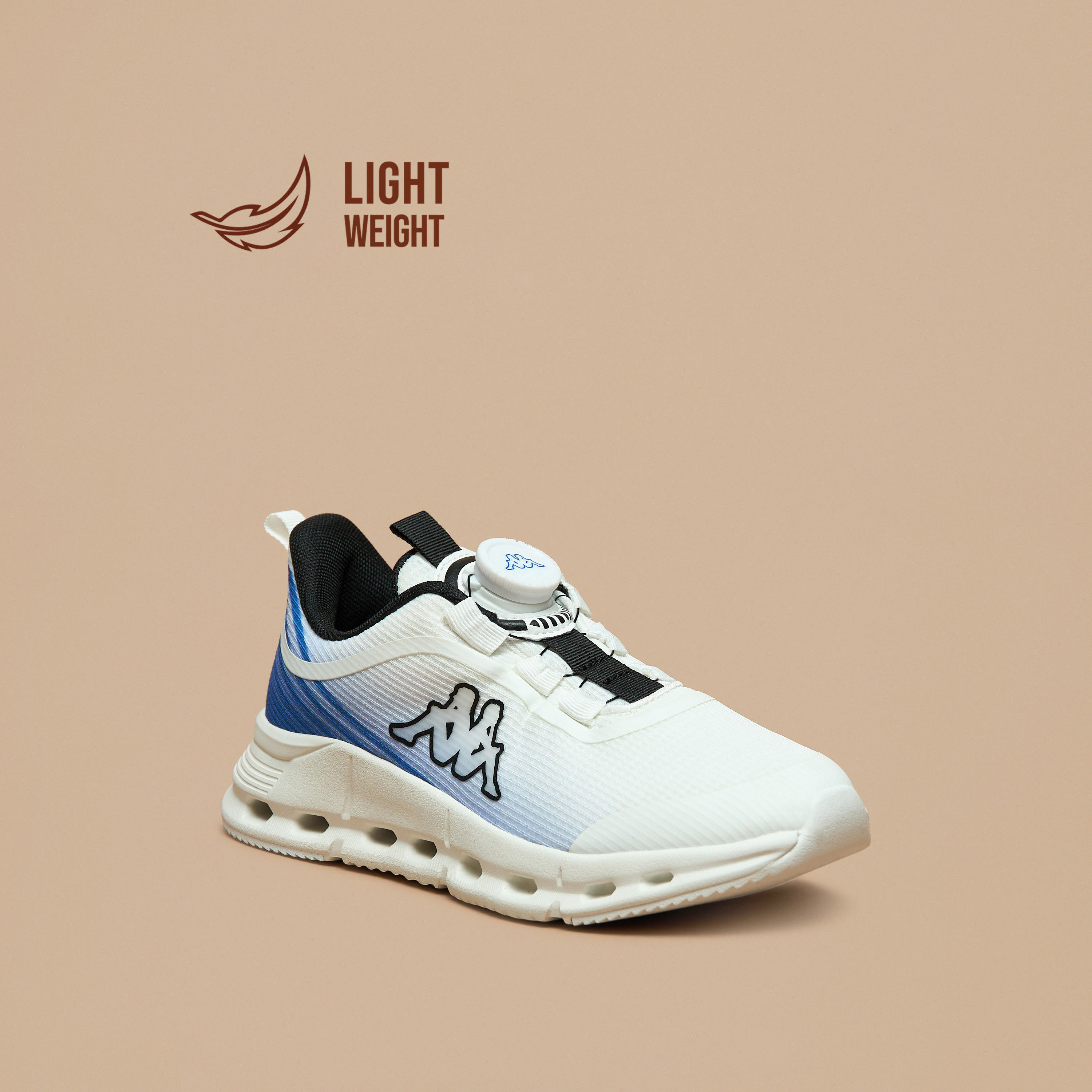 حذاء رياضي بقوالب ملونة وإبزيم دوار للأولاد من كابا-boys-shoes-sneakers-image-1