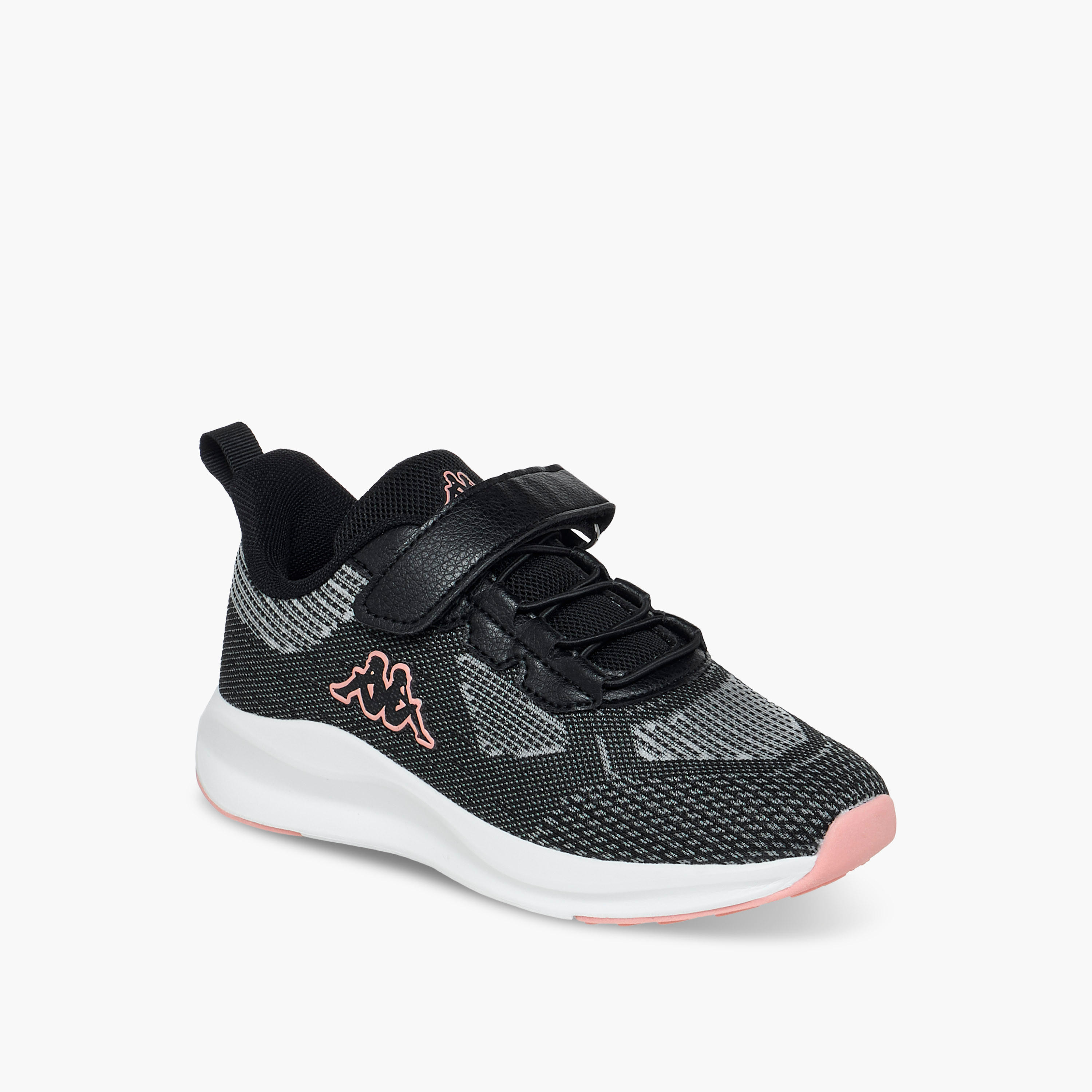 Kappa Girls Colourblock Hook & Loop Walking Shoes-girls-shoes-sports-image-2