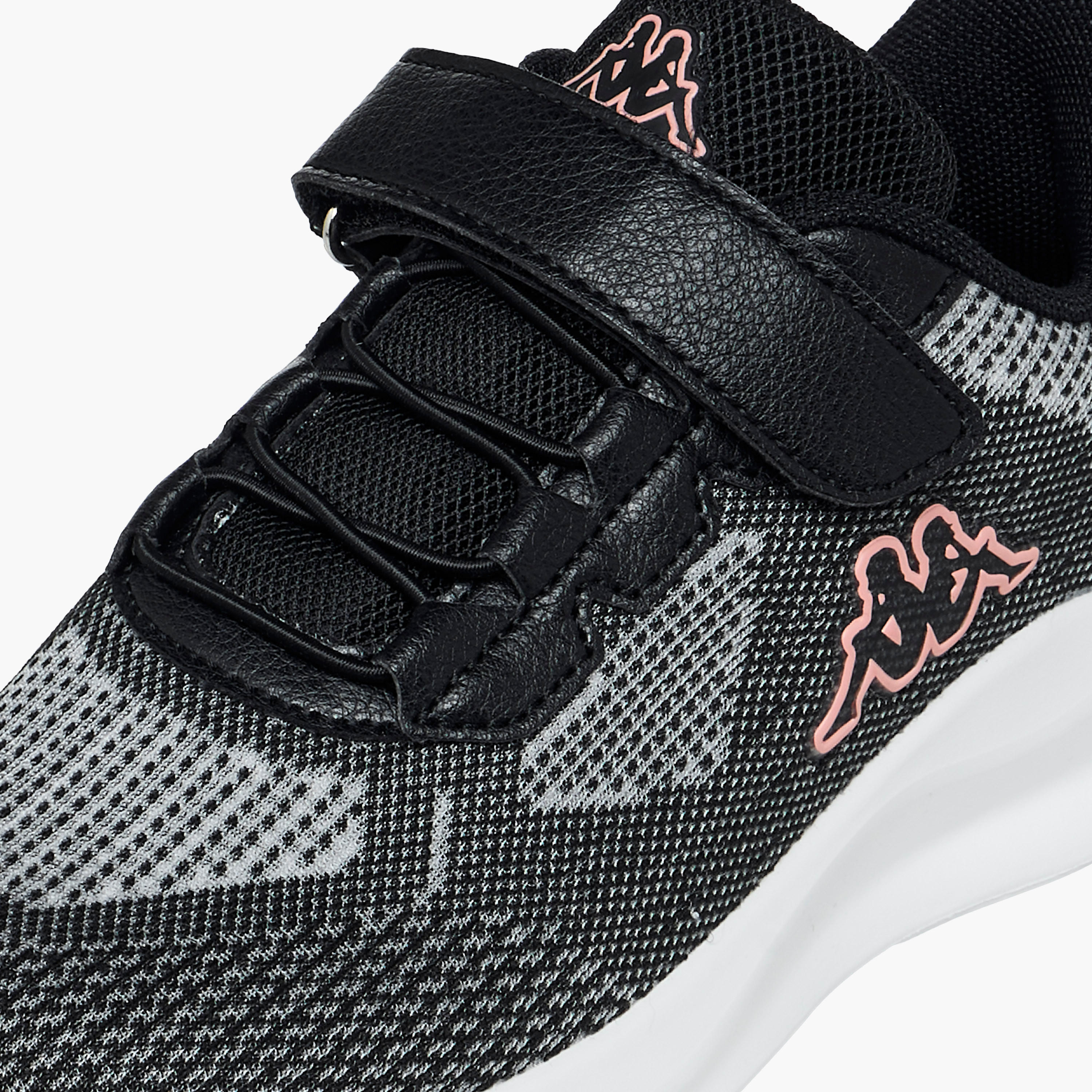 Kappa Girls Colourblock Hook & Loop Walking Shoes-girls-shoes-sports-image-4
