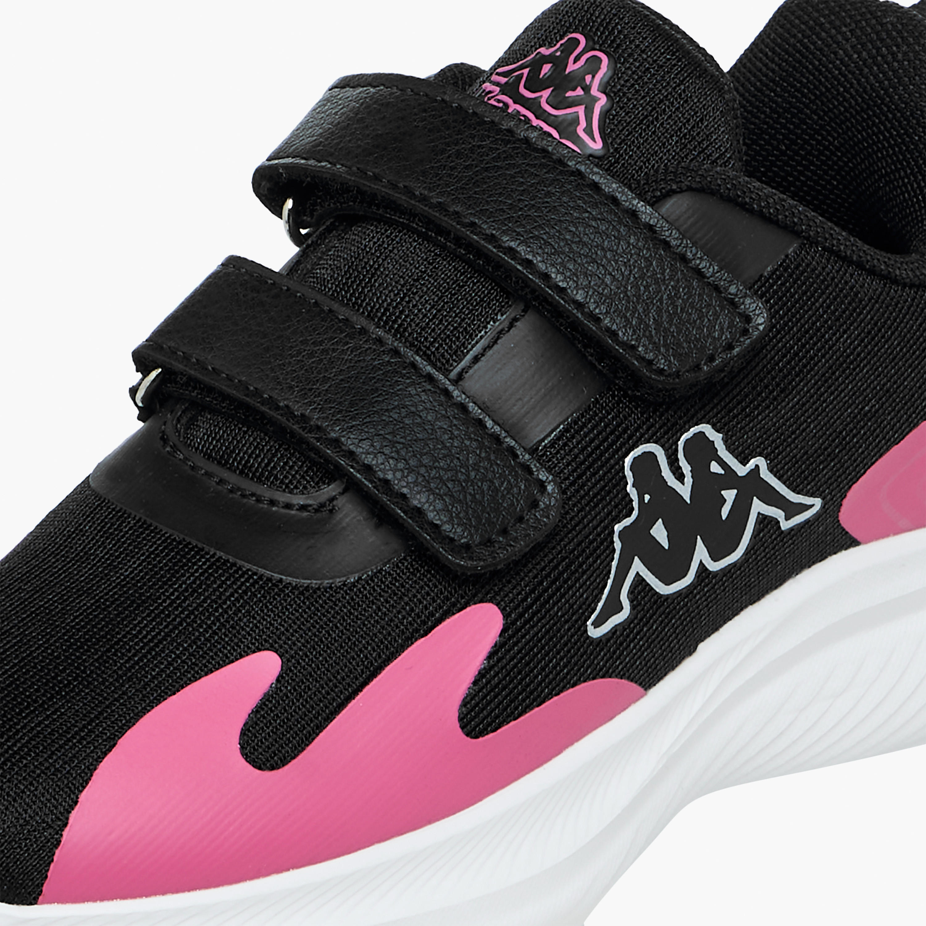 Kappa Girls Panelled Hook & Loop Walking Shoes-girls-shoes-sports-image-4