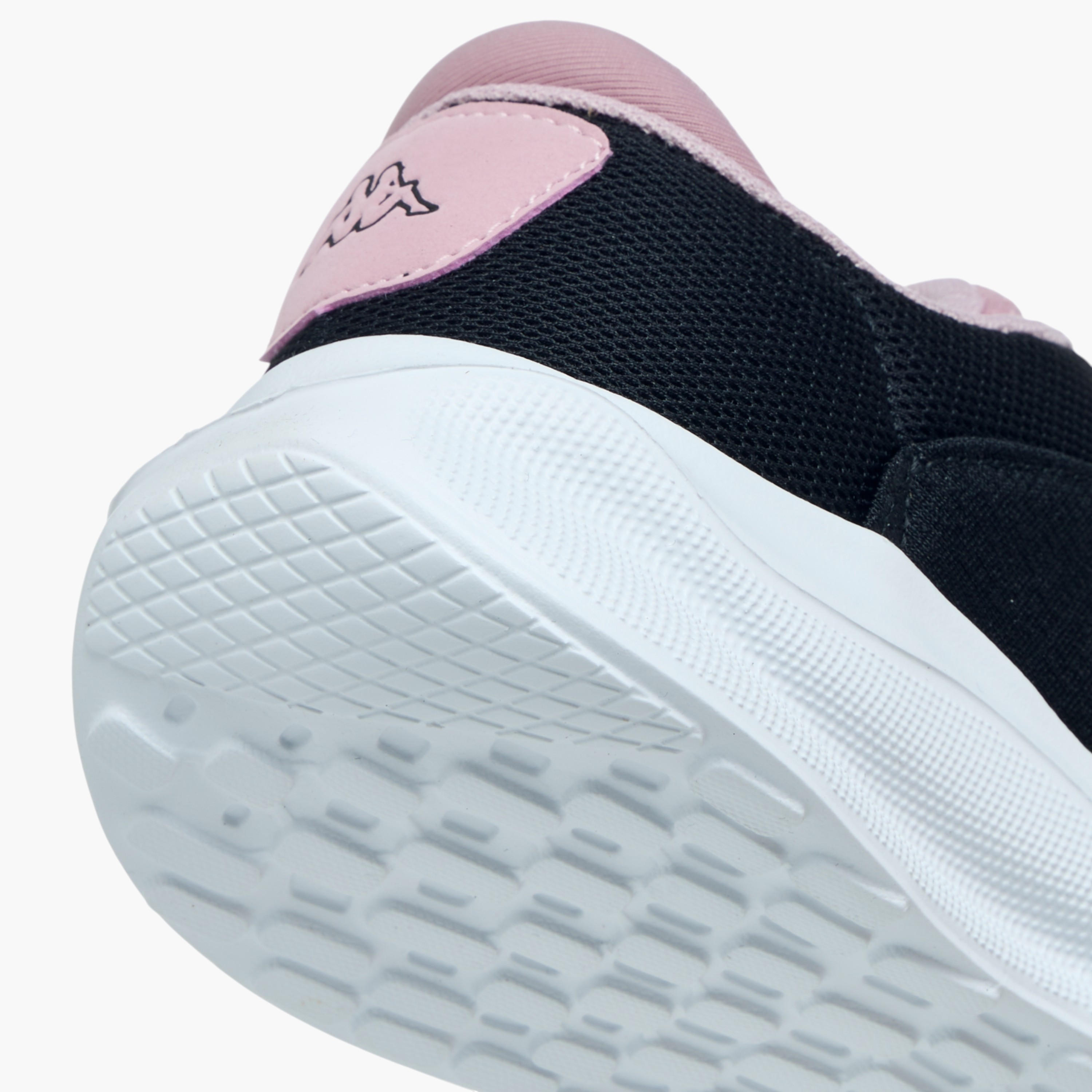 Kappa Girls Logo Print Hook & Loop Walking Shoes-girls-shoes-sports-image-5