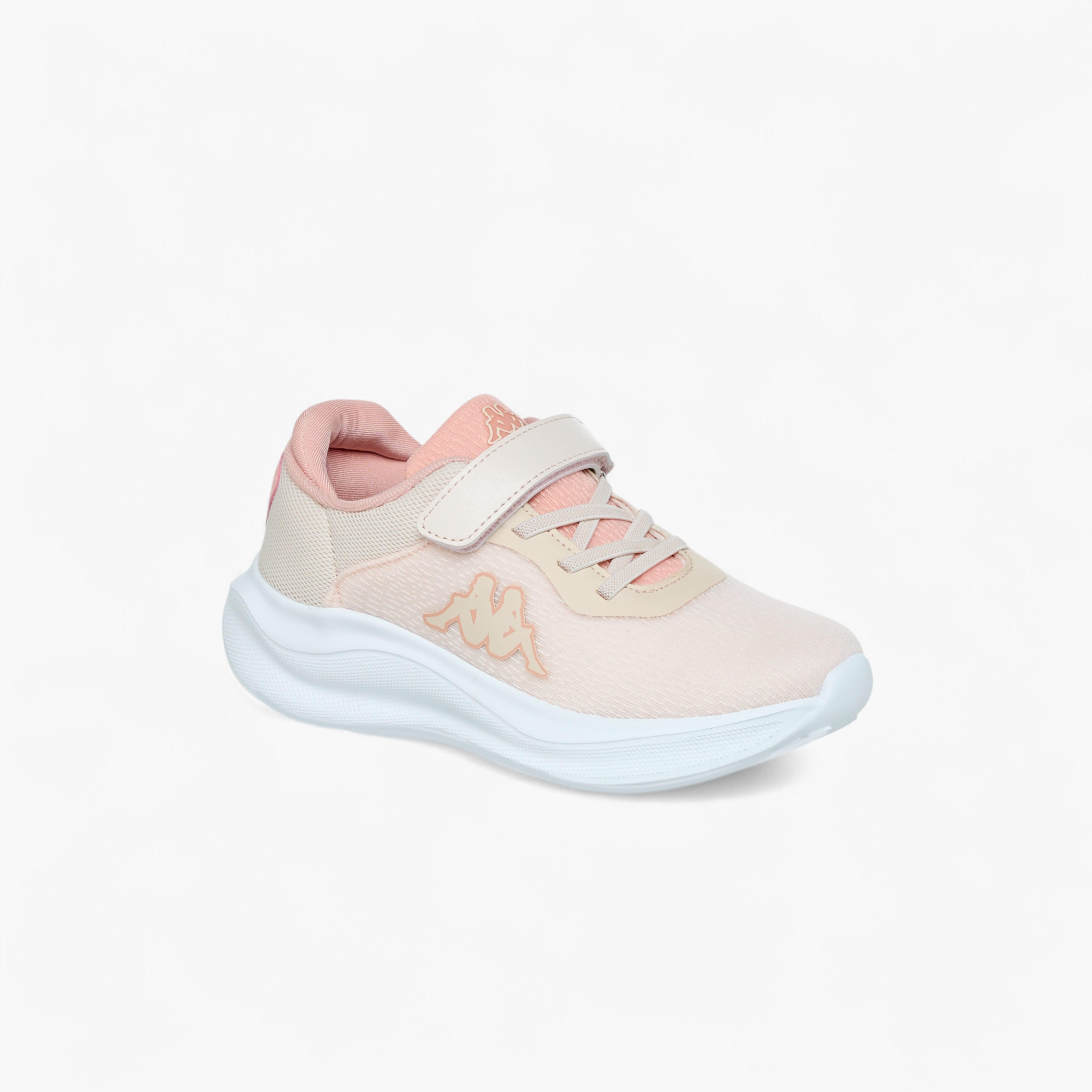 Kappa Girls Logo Print Hook & Loop Walking Shoes-girls-shoes-sports-image-2