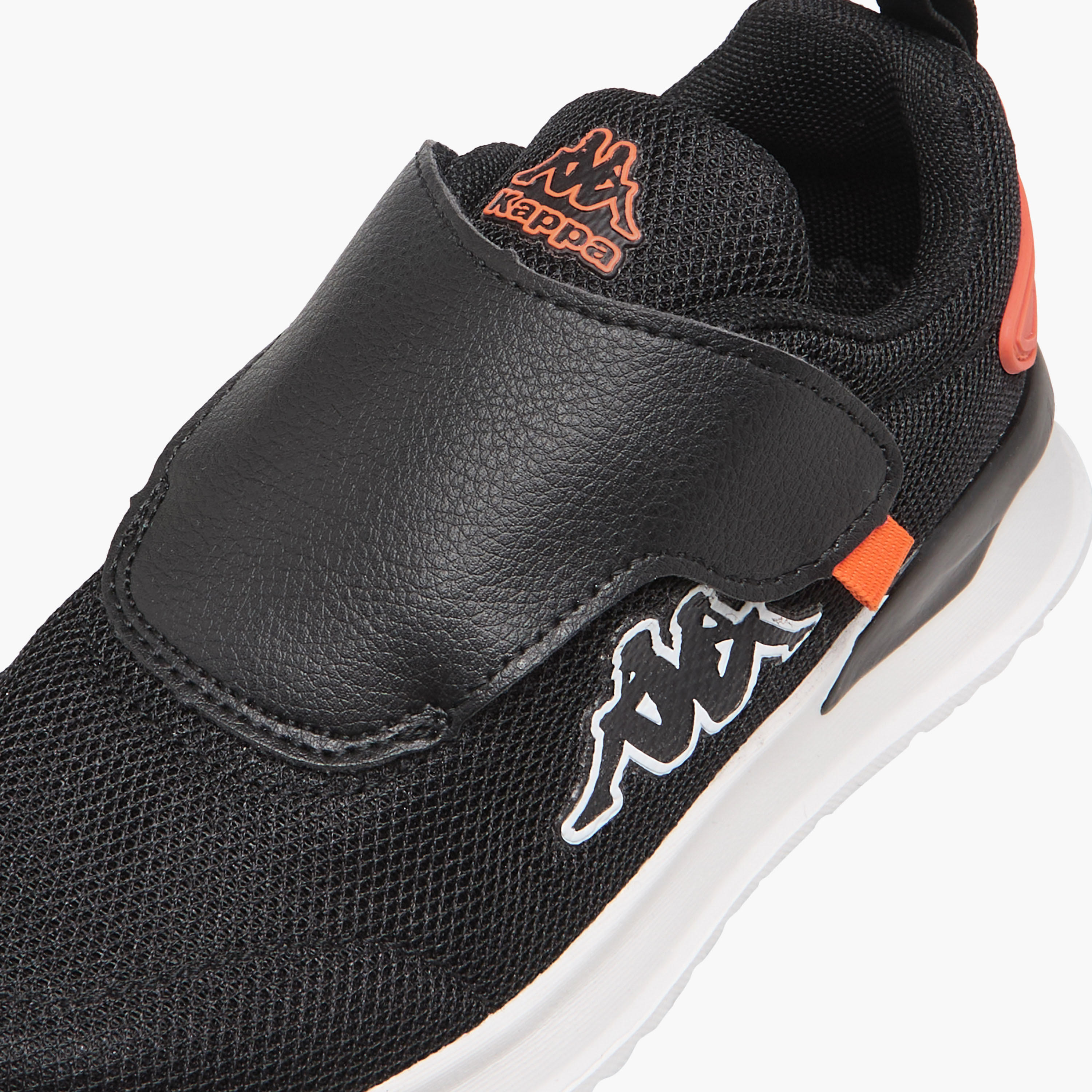 Kappa Kids' Logo Detail Sports Shoes with Hook and Loop Closure-boys-shoes-sneakers-image-4