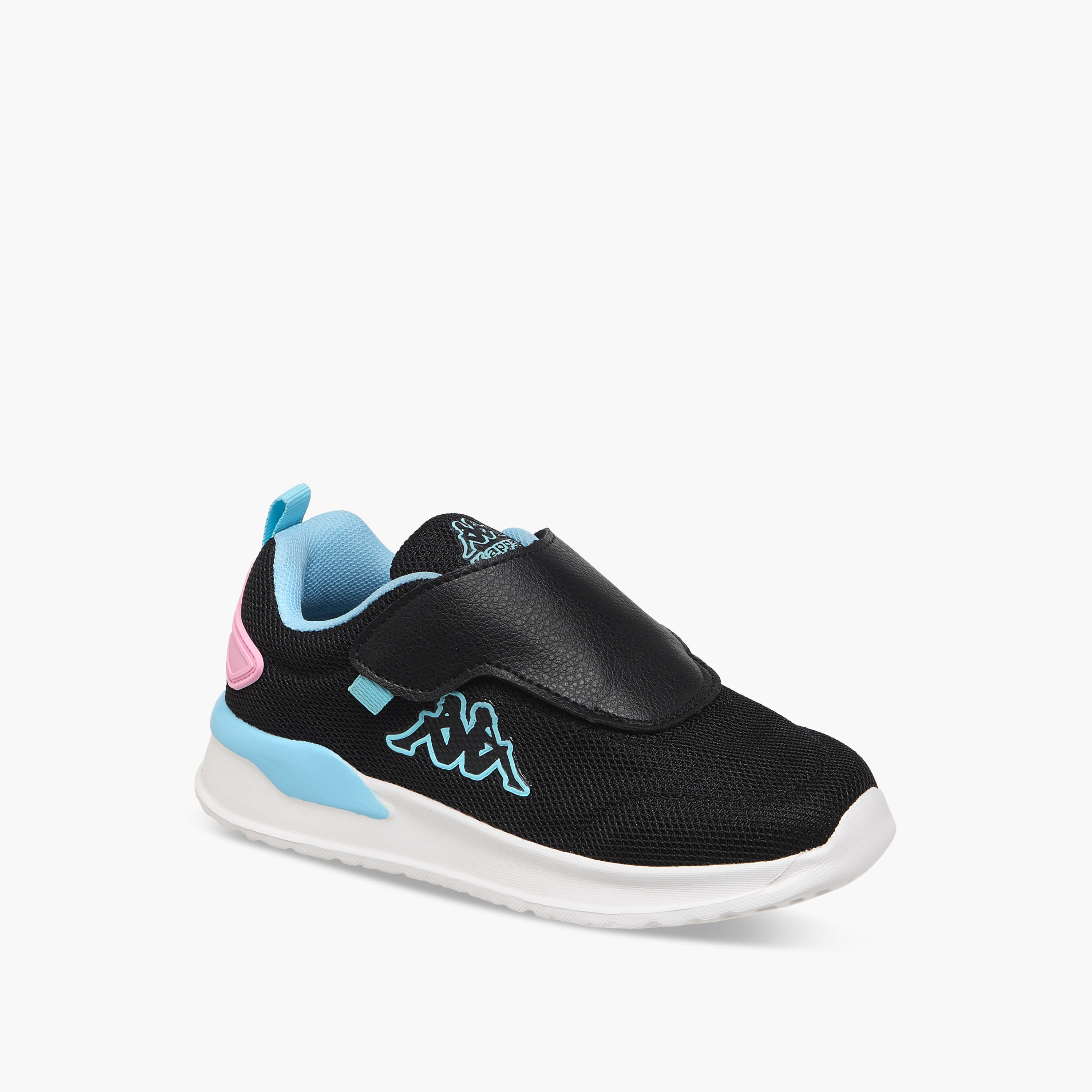 Kappa Girls' Pull Tab Detail Sports Shoes with Hook and Loop Closure-girls-shoes-sports-image-2
