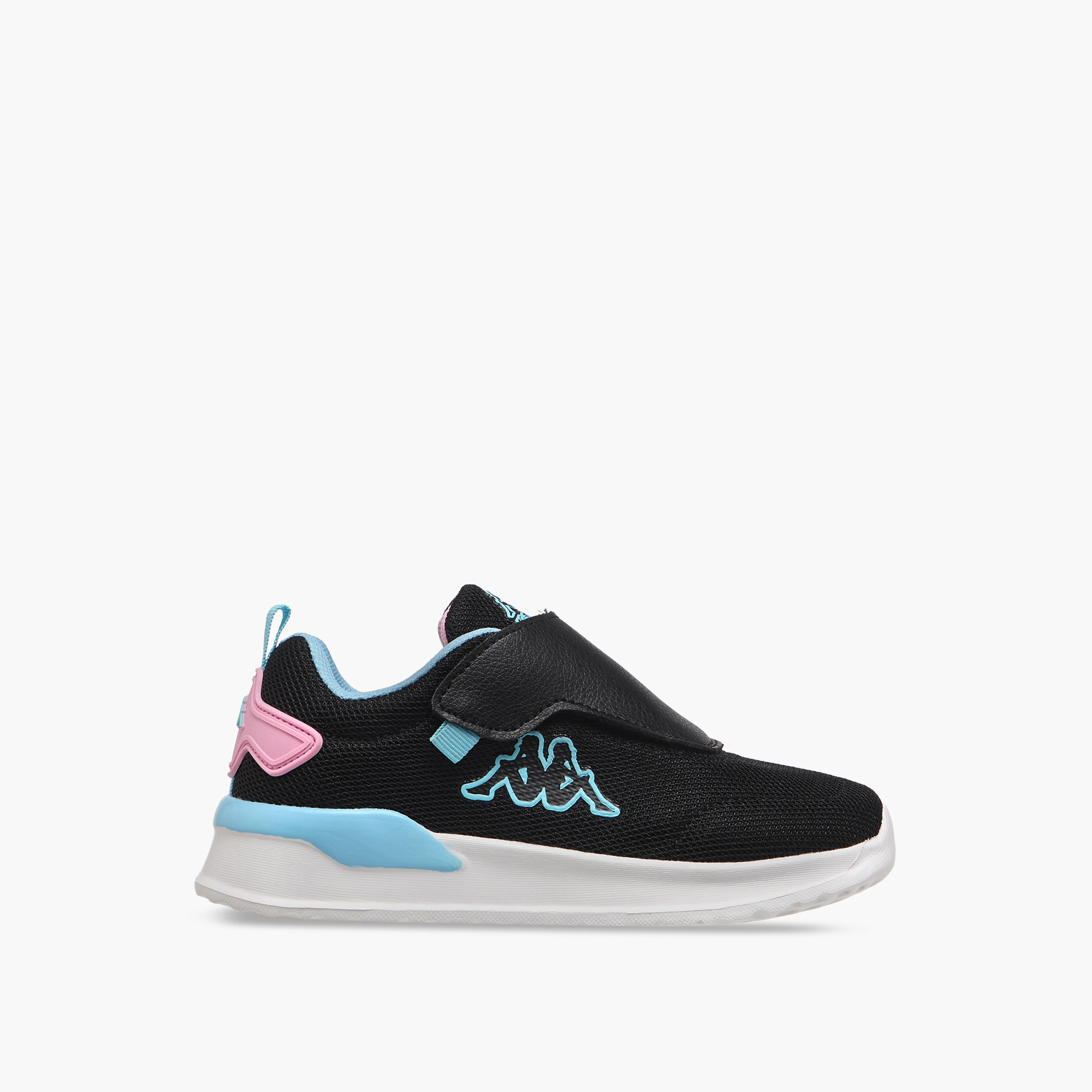 Kappa Girls' Pull Tab Detail Sports Shoes with Hook and Loop Closure-girls-shoes-sports-image-3