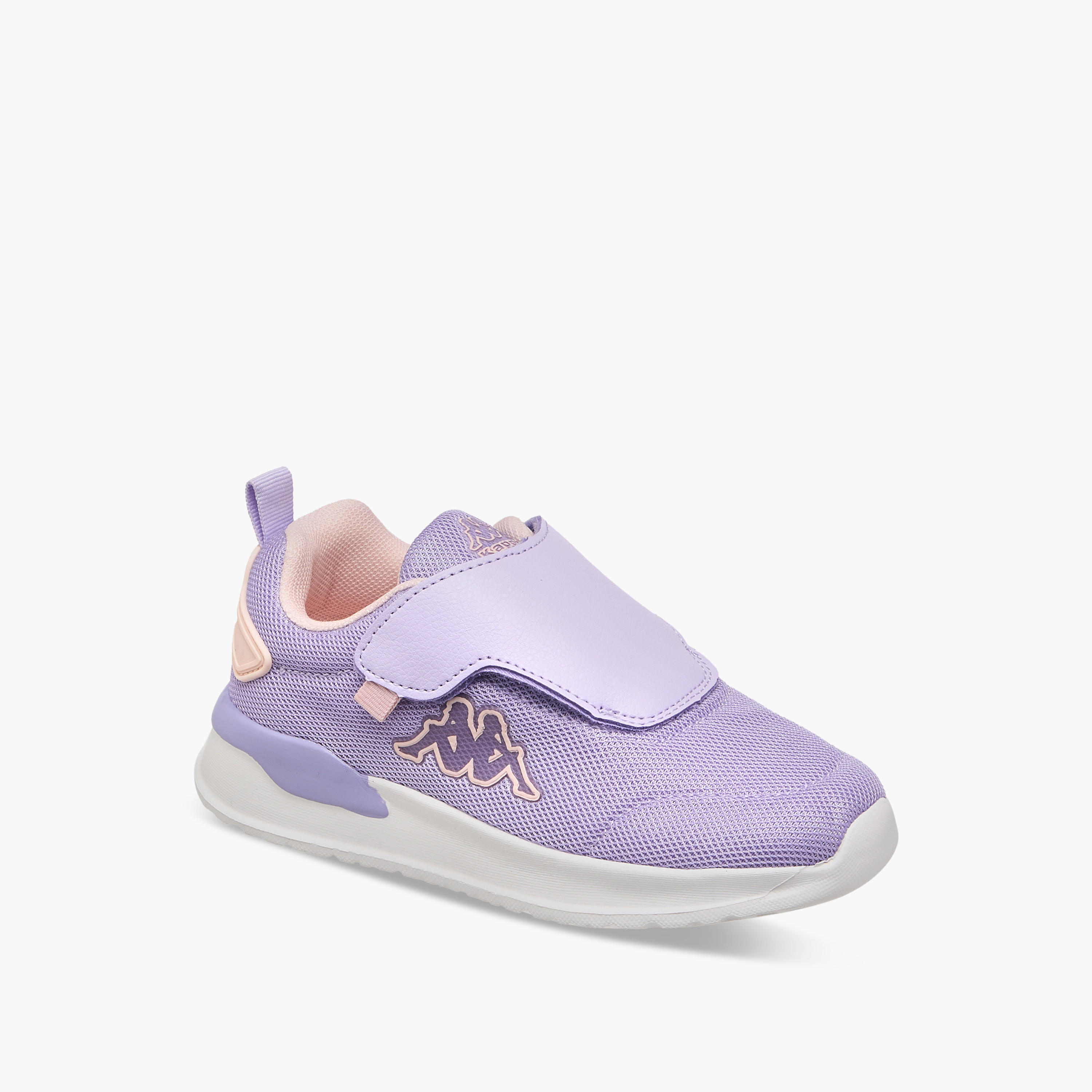 Kappa Girls' Pull Tab Detail Sports Shoes with Hook and Loop Closure-girls-shoes-sports-image-2