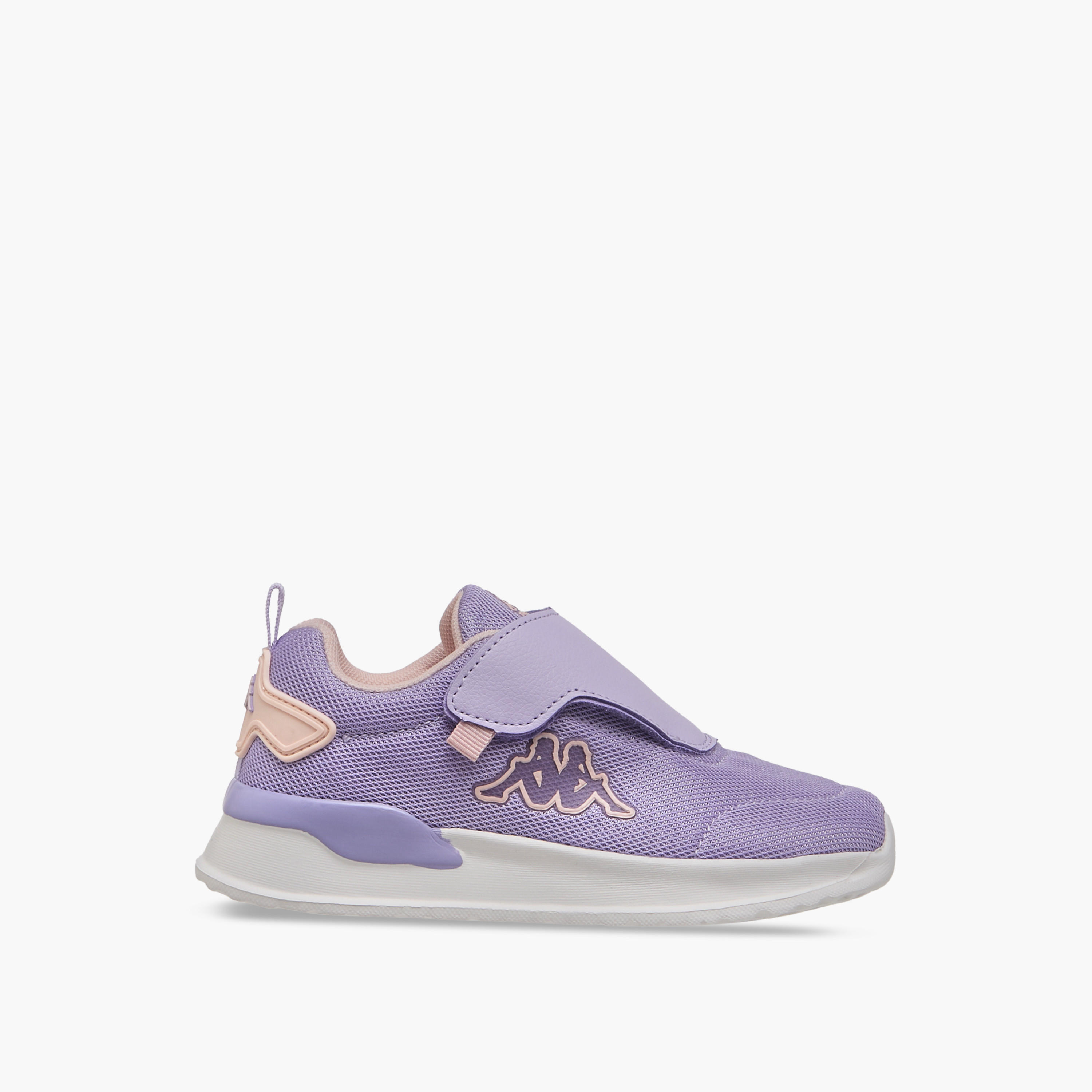 Kappa Girls' Pull Tab Detail Sports Shoes with Hook and Loop Closure-girls-shoes-sports-image-3