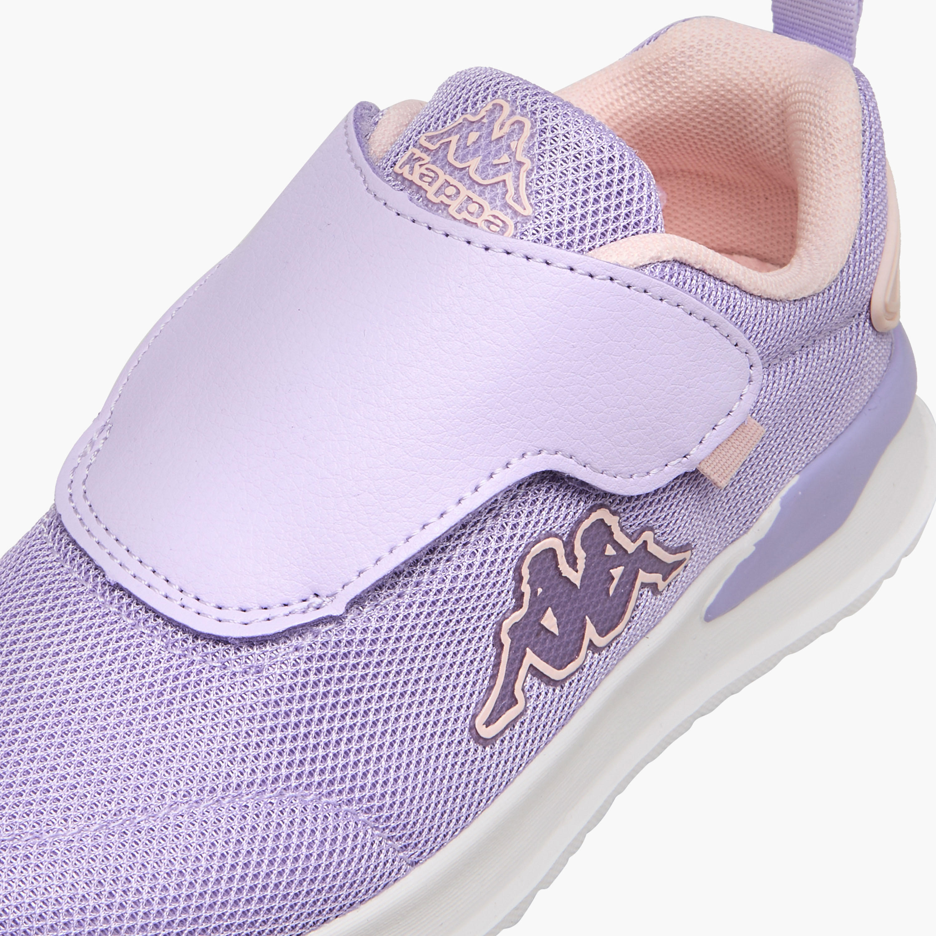 Kappa Girls' Pull Tab Detail Sports Shoes with Hook and Loop Closure-girls-shoes-sports-image-4