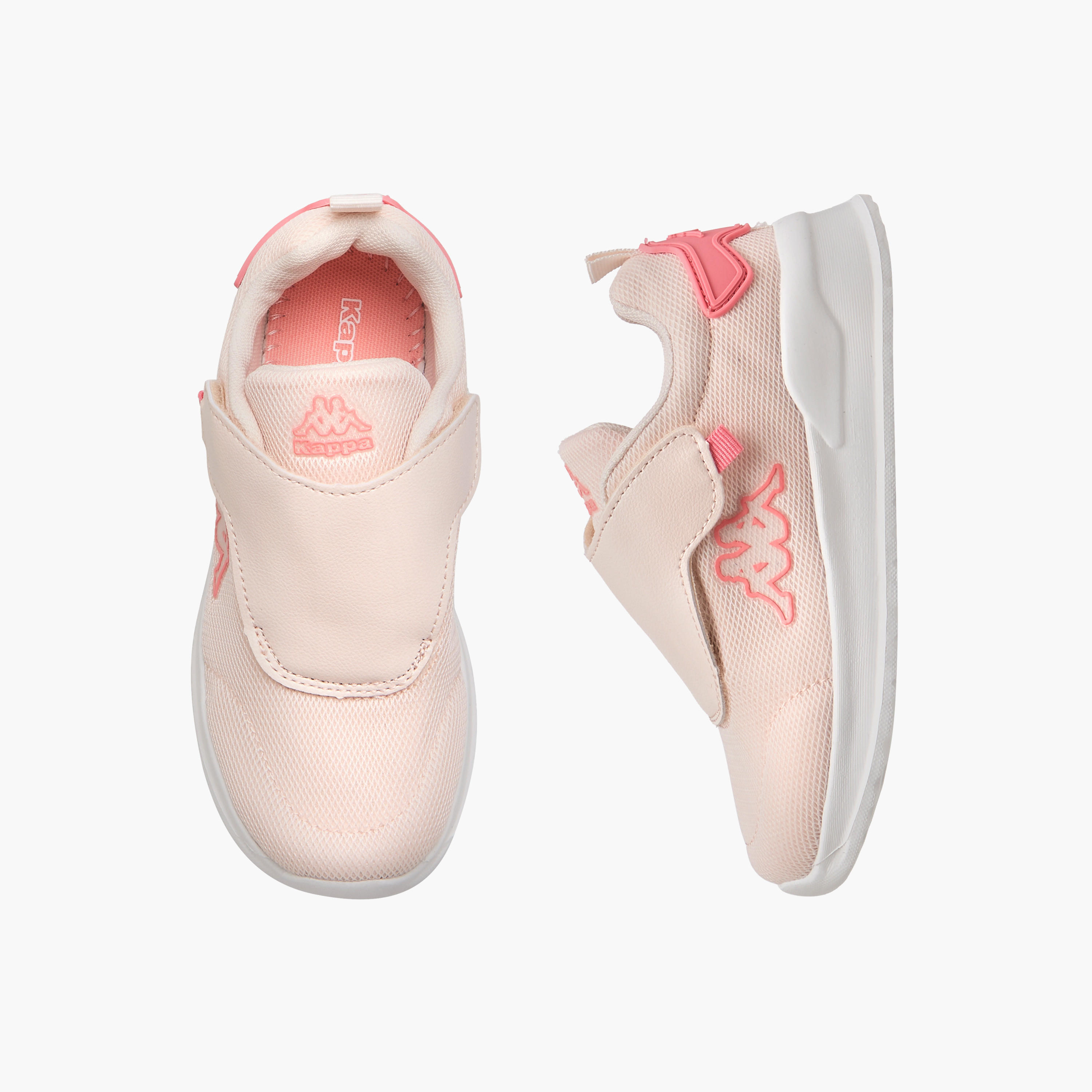 Kappa Girls' Pull Tab Detail Sports Shoes with Hook and Loop Closure-girls-shoes-sports-image-1