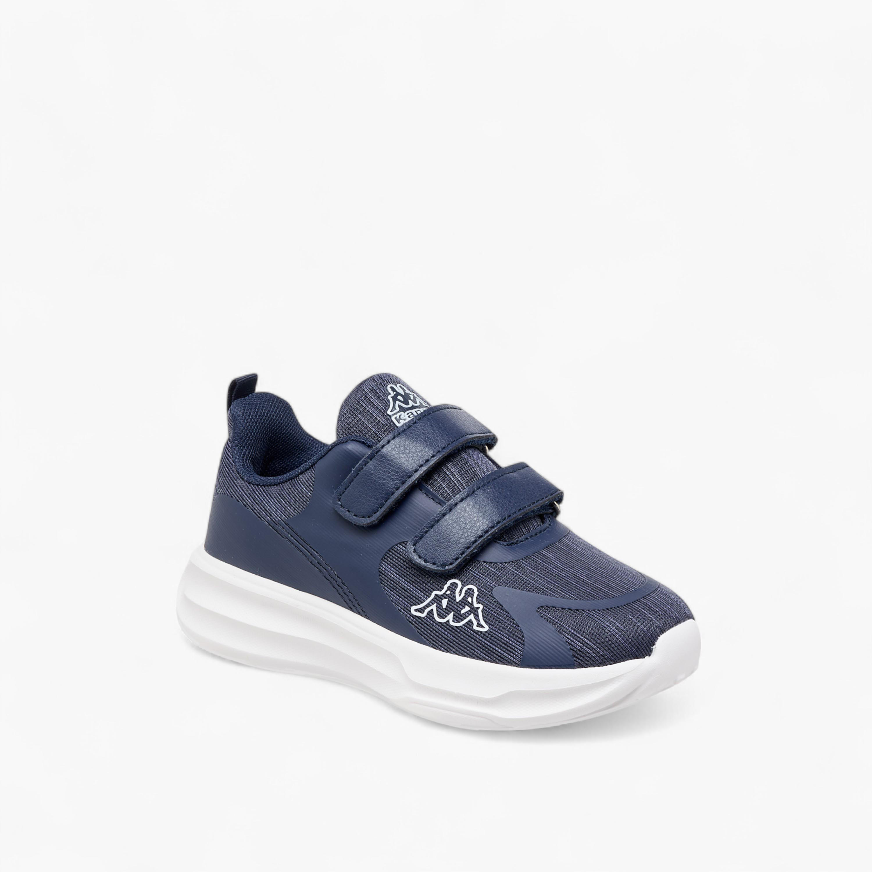 Kappa Kids' Pull Tab Detail Sports Shoes with Hook and Loop Closure-boys-shoes-sneakers-image-2