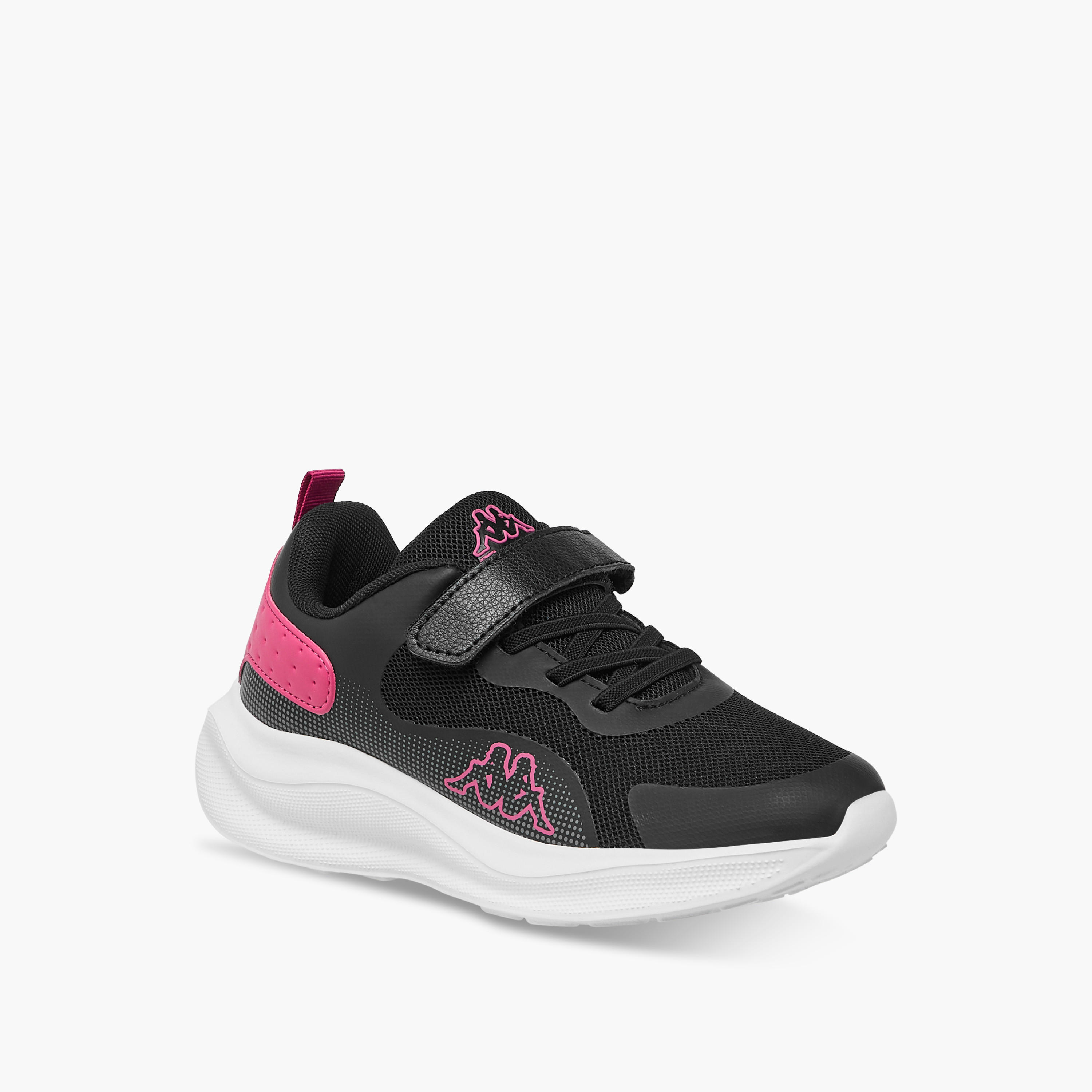 Kappa Girls Panelled Hook & Loop Walking Shoes-girls-shoes-sports-image-2