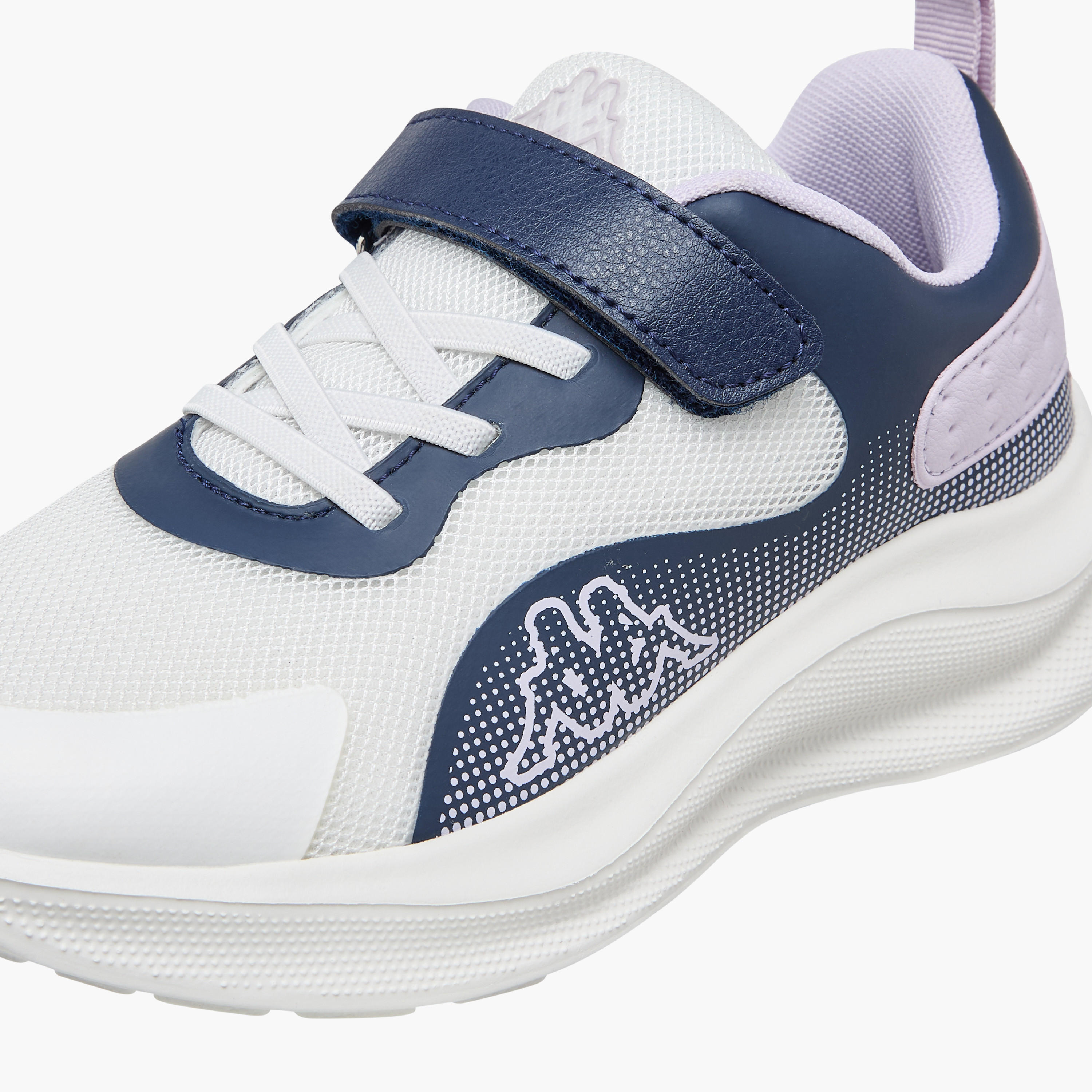 Kappa Girls Panelled Hook & Loop Walking Shoes-girls-shoes-sports-image-4