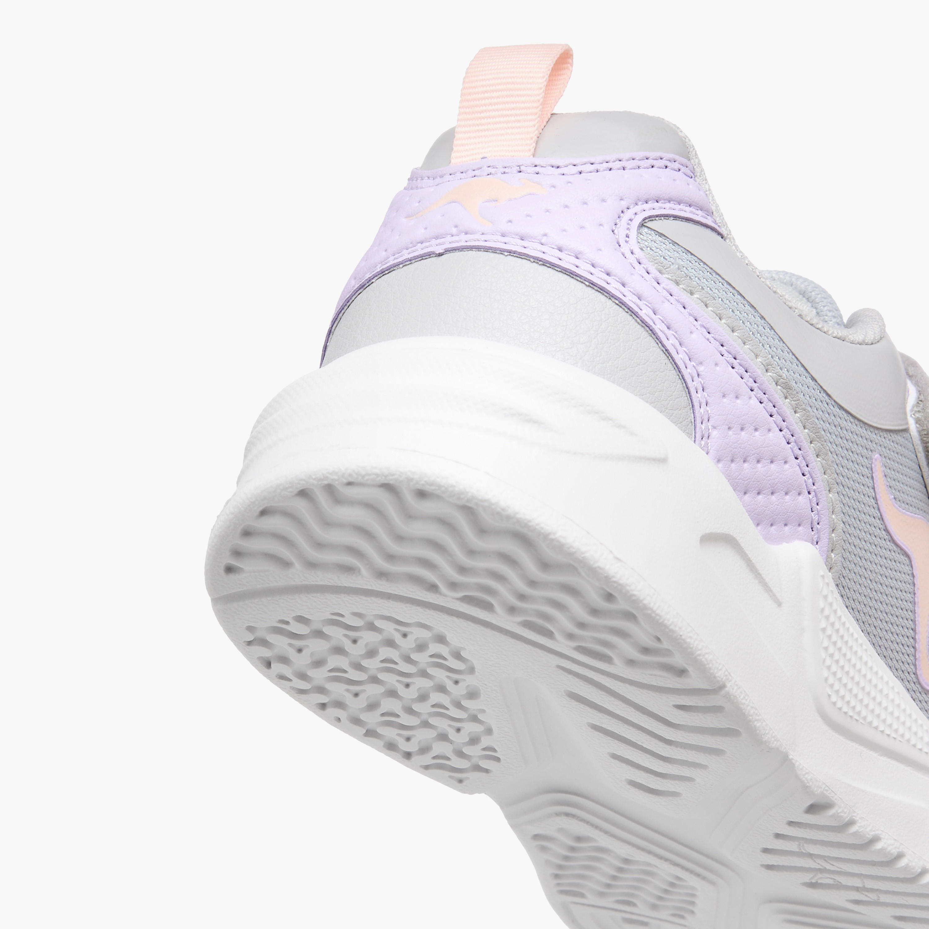 Kangaroos Girls Logo Detail Hook & Loop Walking Shoes-girls-shoes-sports-image-5