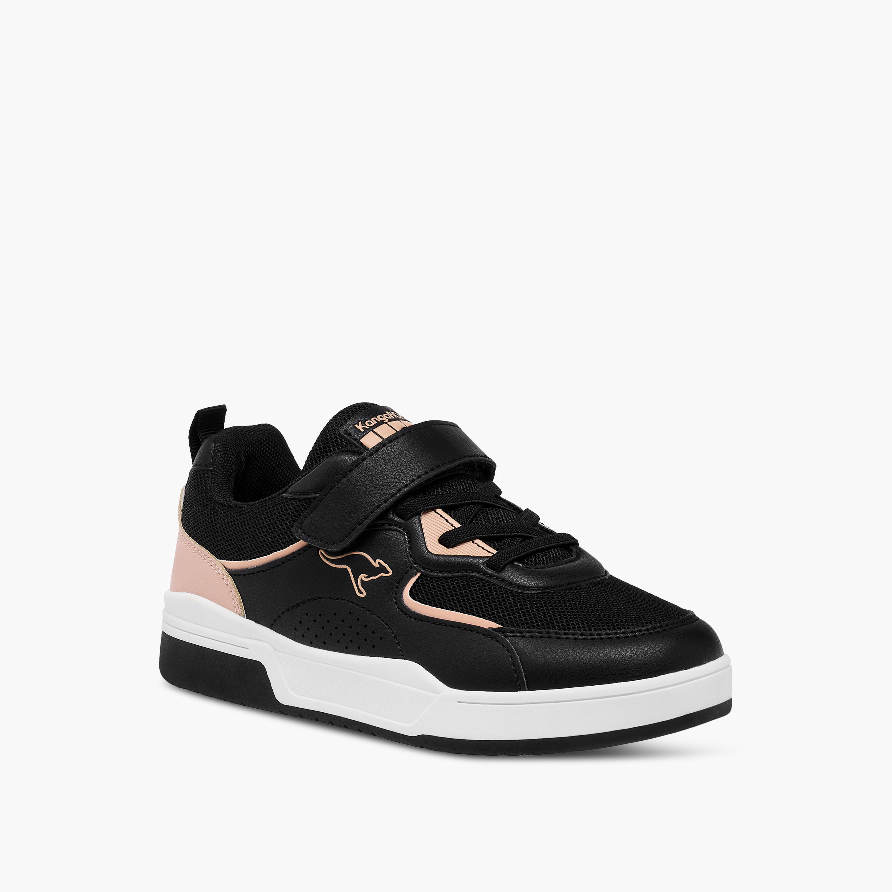 حذاء سنيكرز بقوالب ملونة وشريط إغلاق للأولاد من كانجاروس-girls-shoes-sneakers-image-2