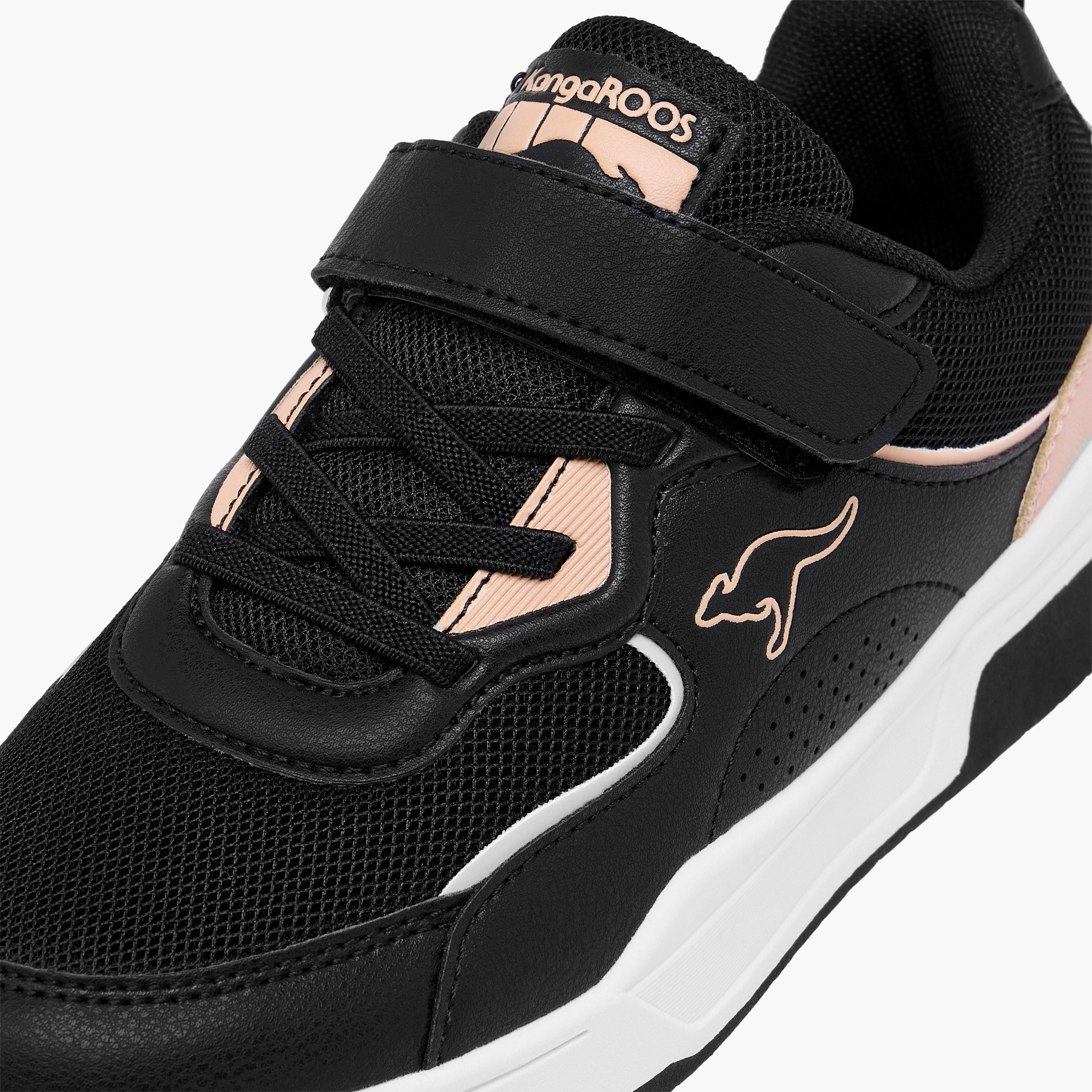 حذاء سنيكرز بقوالب ملونة وشريط إغلاق للأولاد من كانجاروس-girls-shoes-sneakers-image-4